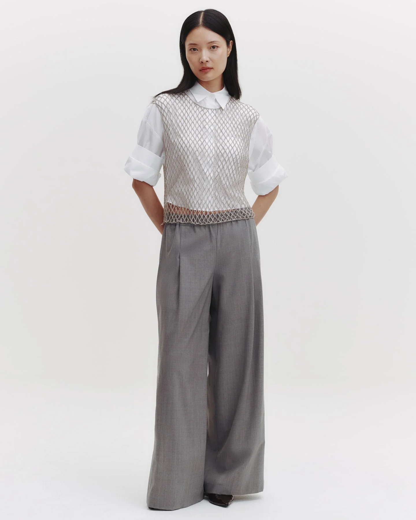 TWP - Chloe Top in Woven Mesh - Image 4