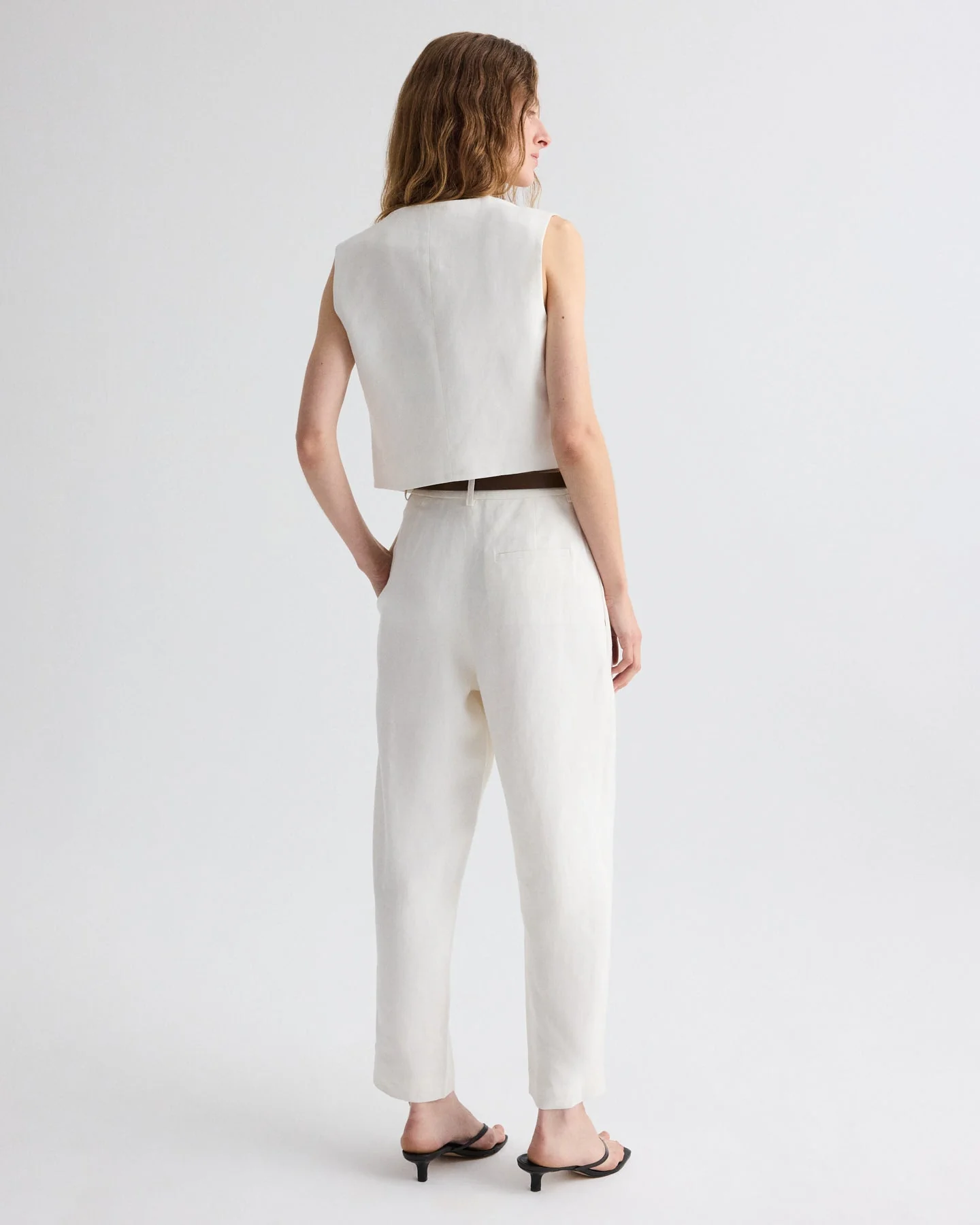 TWP - Cornelia St. Pant in Weave Linen - Image 5