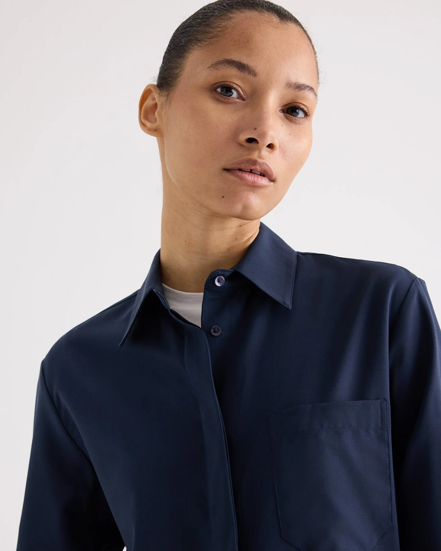 TWP - Cowboy Update Shirt in Ultrafine Twill Suiting - Image 2