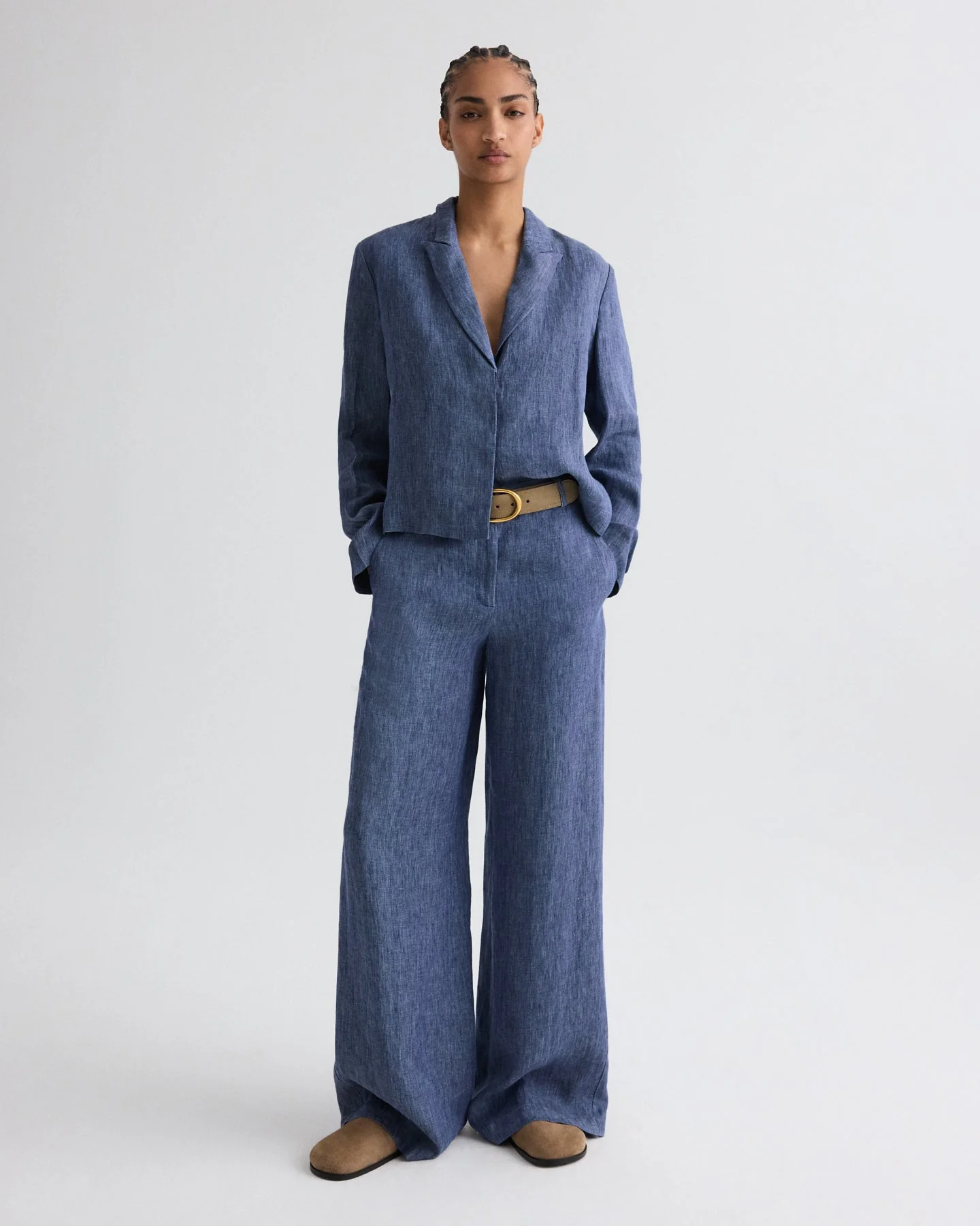 TWP - Dylan Pant in Washed Hemp Denim - Image 2