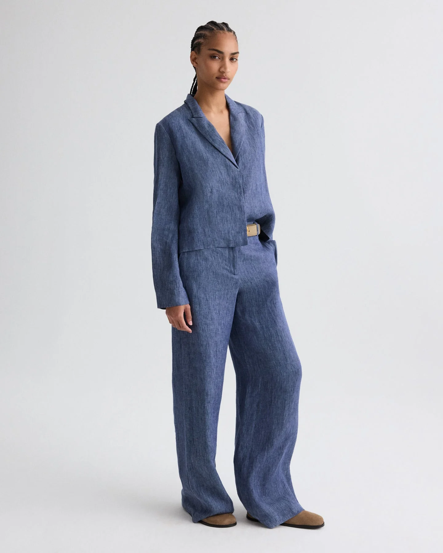 TWP - Dylan Pant in Washed Hemp Denim - Image 3