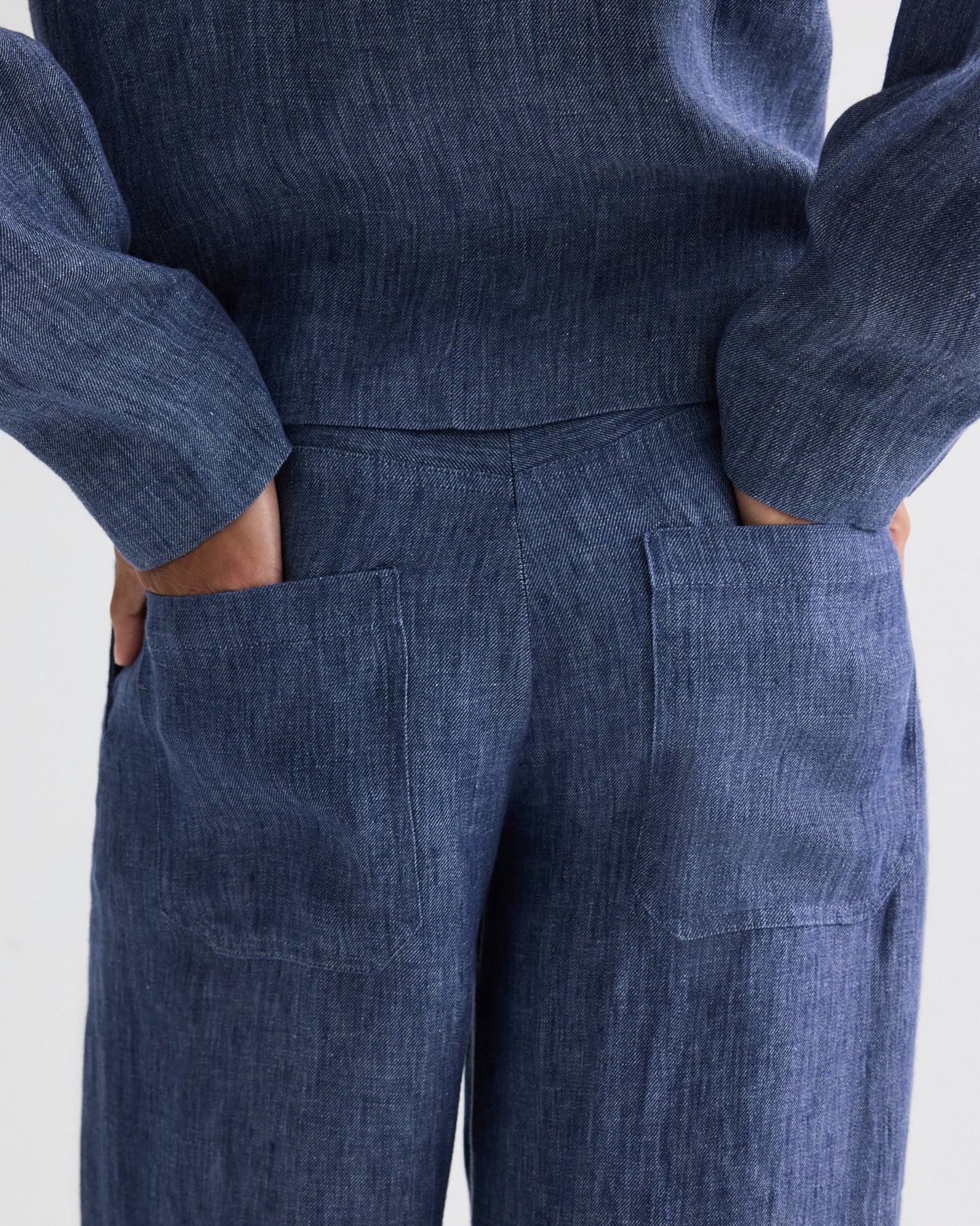TWP - Dylan Pant in Washed Hemp Denim - Image 4