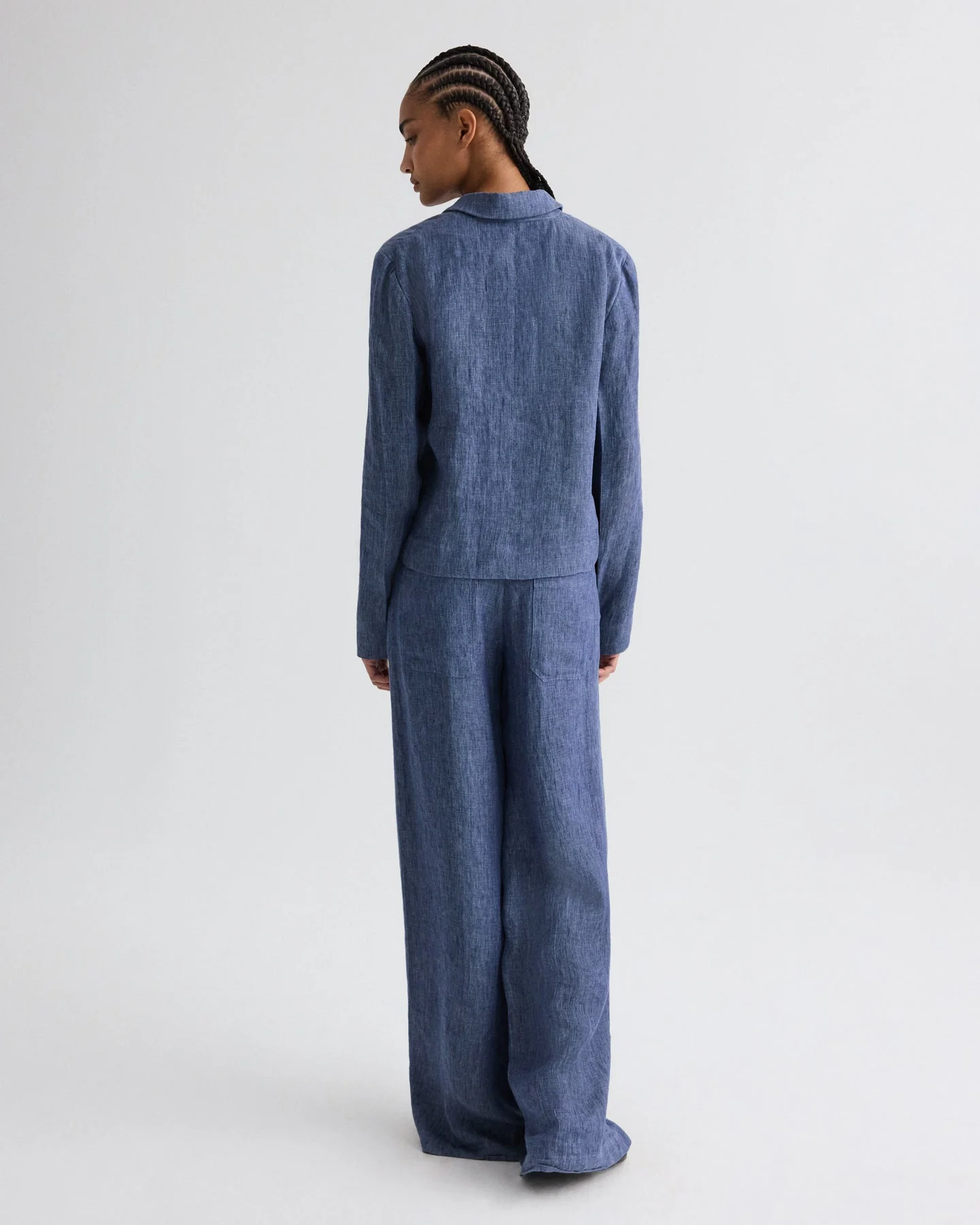 TWP - Dylan Pant in Washed Hemp Denim - Image 5