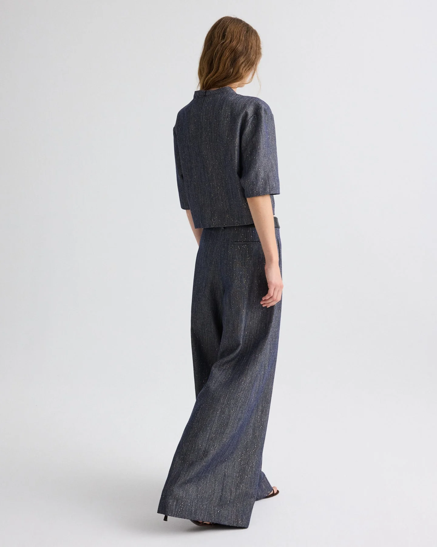 TWP - Ex T in Sequined Denim - Image 5