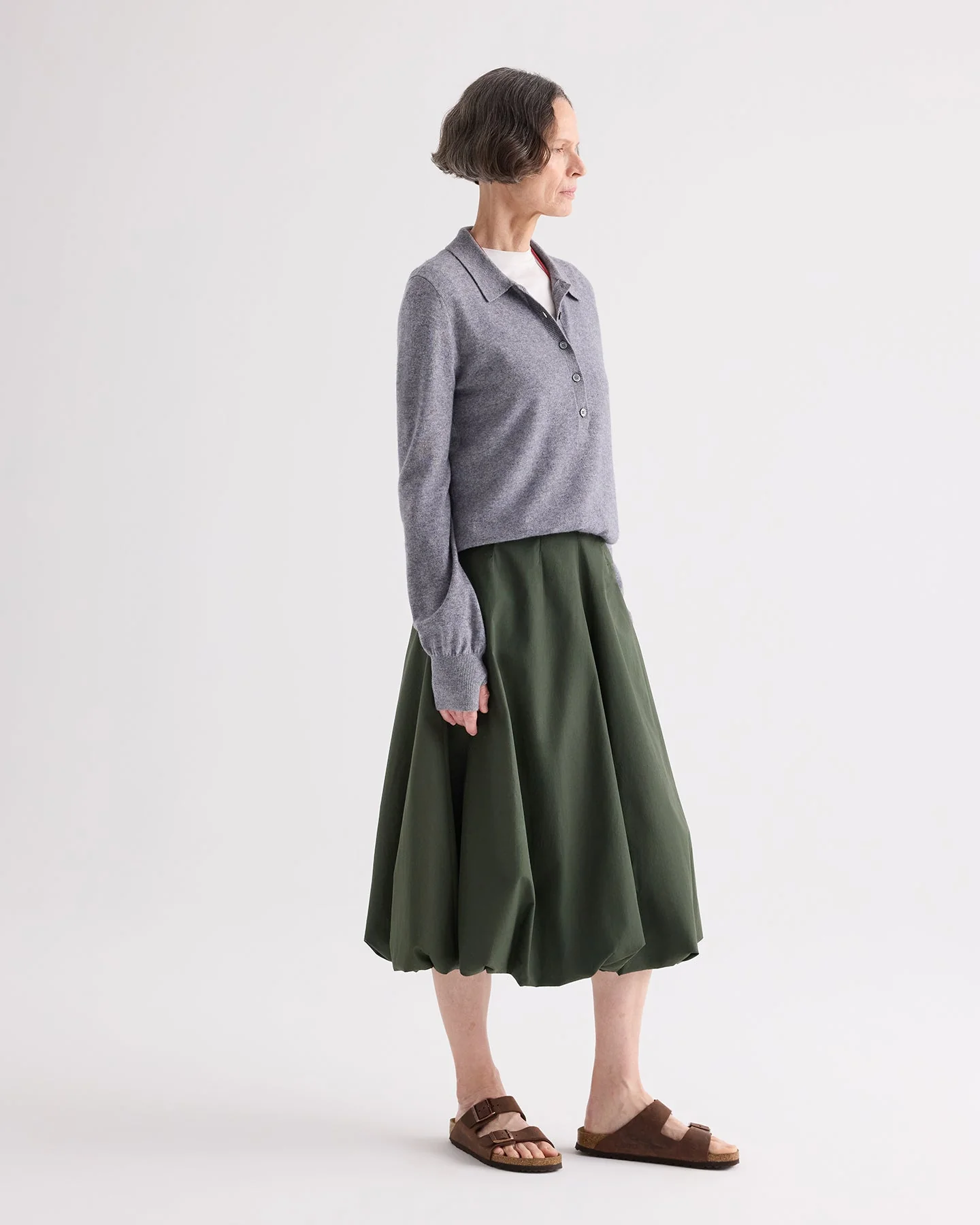 TWP - Full intentions Skirt in Superfine Cotton Shirting - Image 3