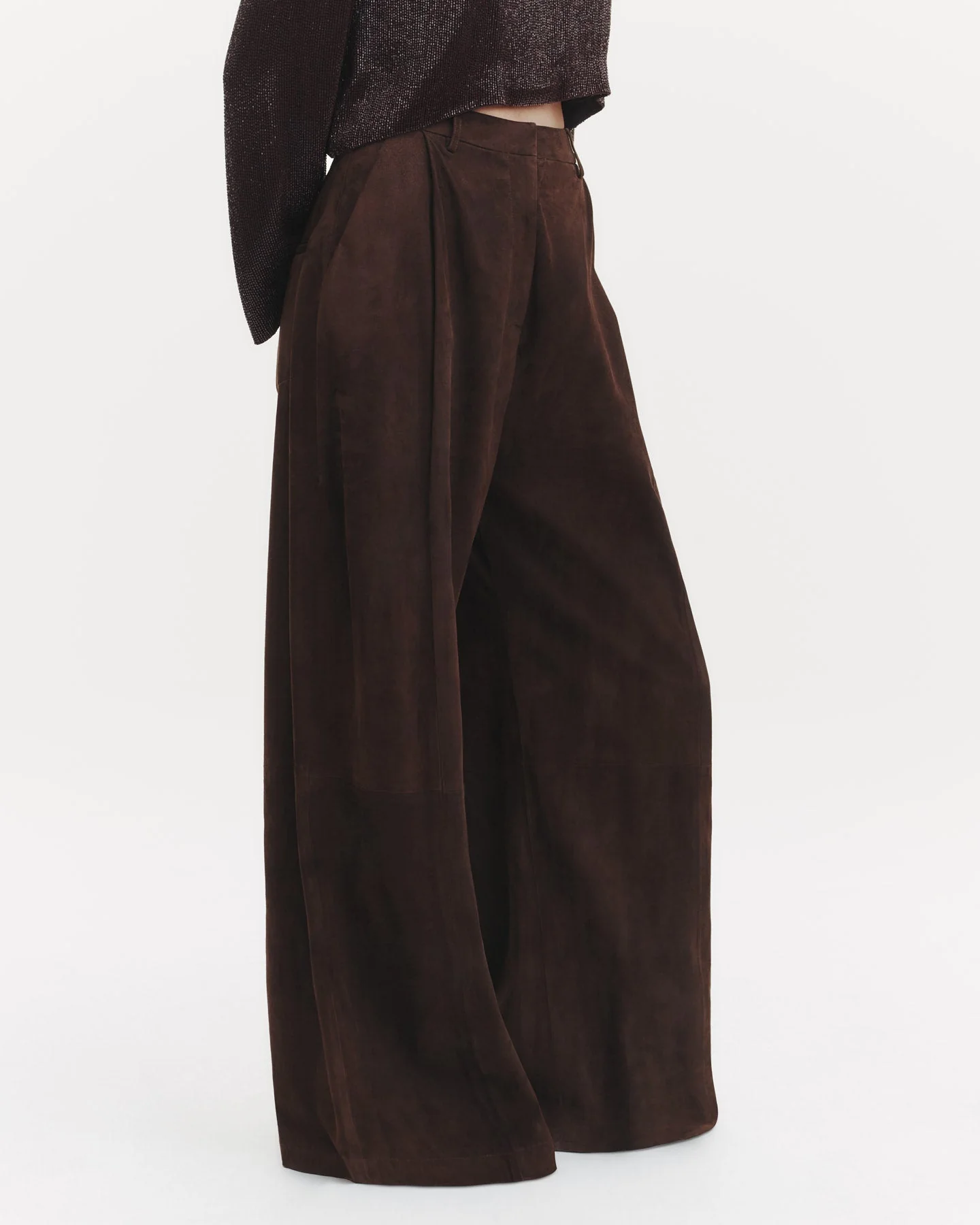 TWP - Greene St. Pant in Paper Suede - Image 2
