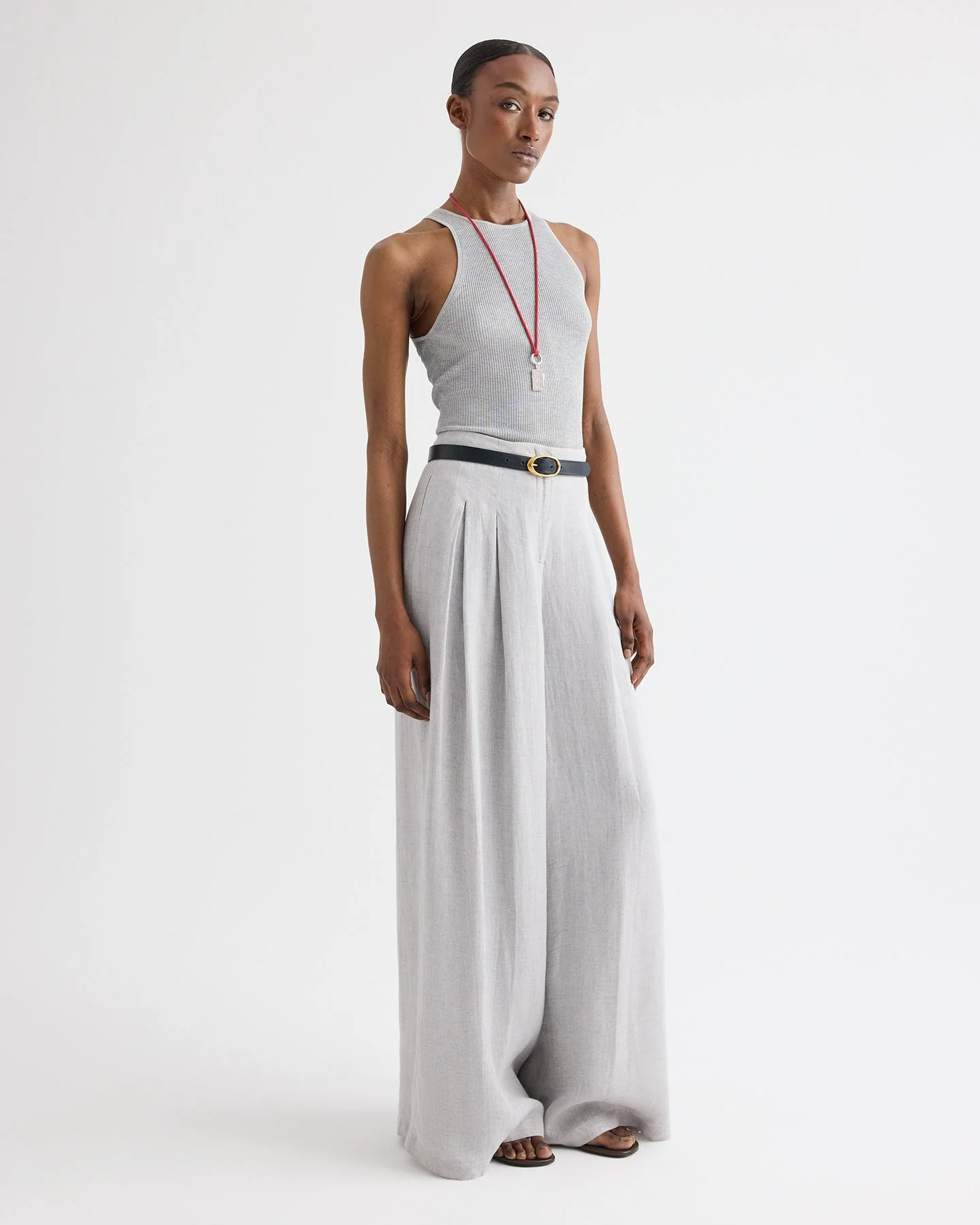 TWP - Harbor Tank in Viscose Silk - Image 4