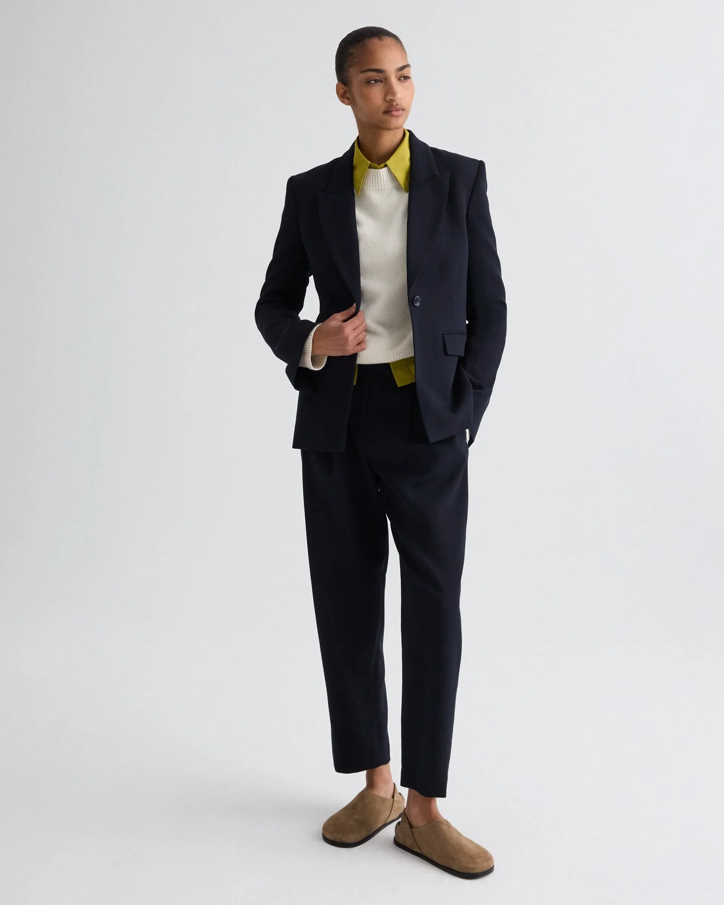 TWP - Her Fit Blazer in Cavalry Twill Suiting - Image 2