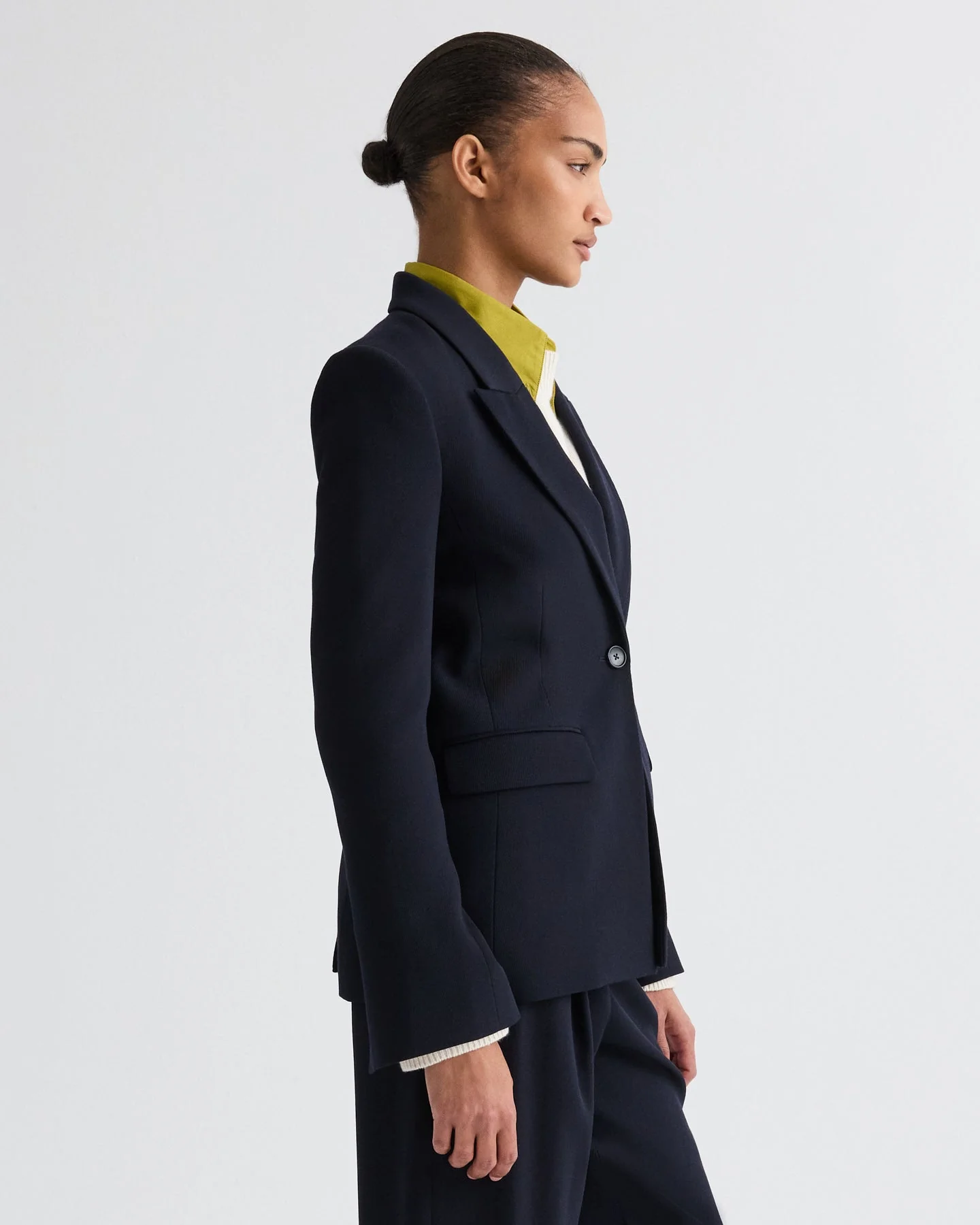 TWP - Her Fit Blazer in Cavalry Twill Suiting - Image 3