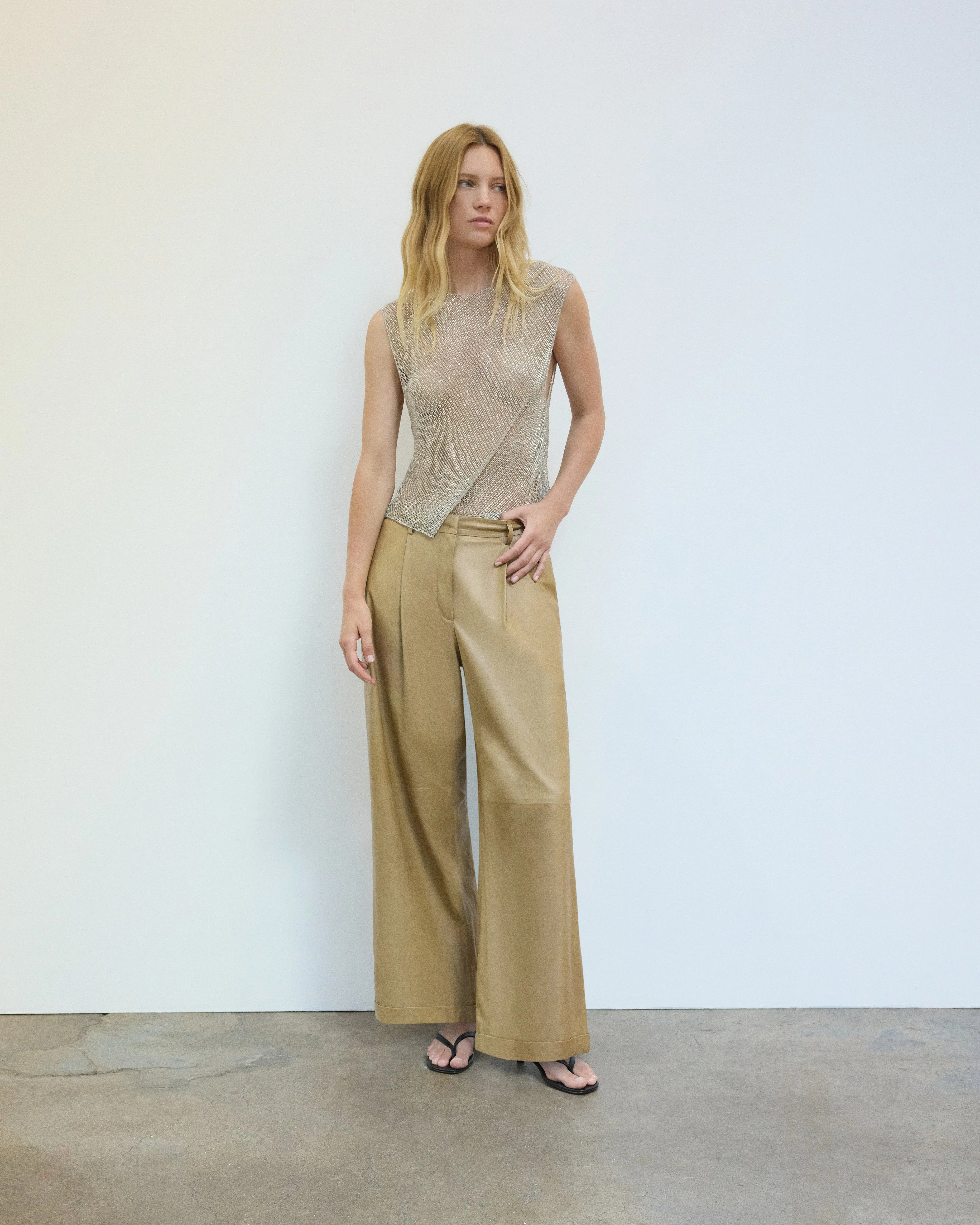 TWP - Houston St. Pant in Paper Leather - Image 3