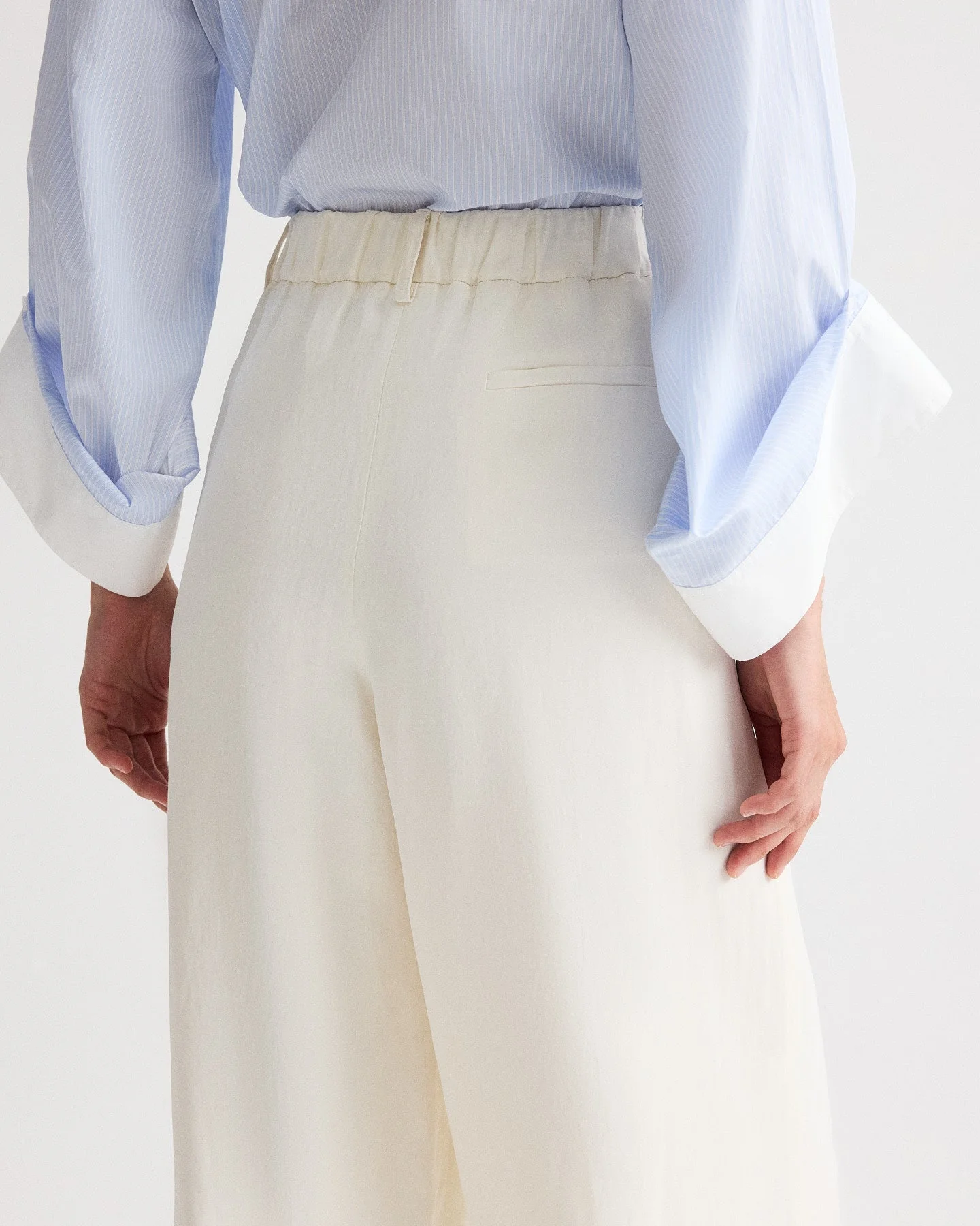 TWP - Hudson St Pant in Coated Viscose Linen - Image 4