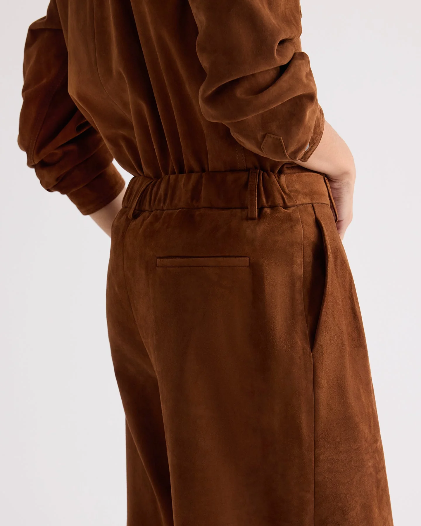 TWP - Hudson St Pant in Featherweight Suede - Image 4