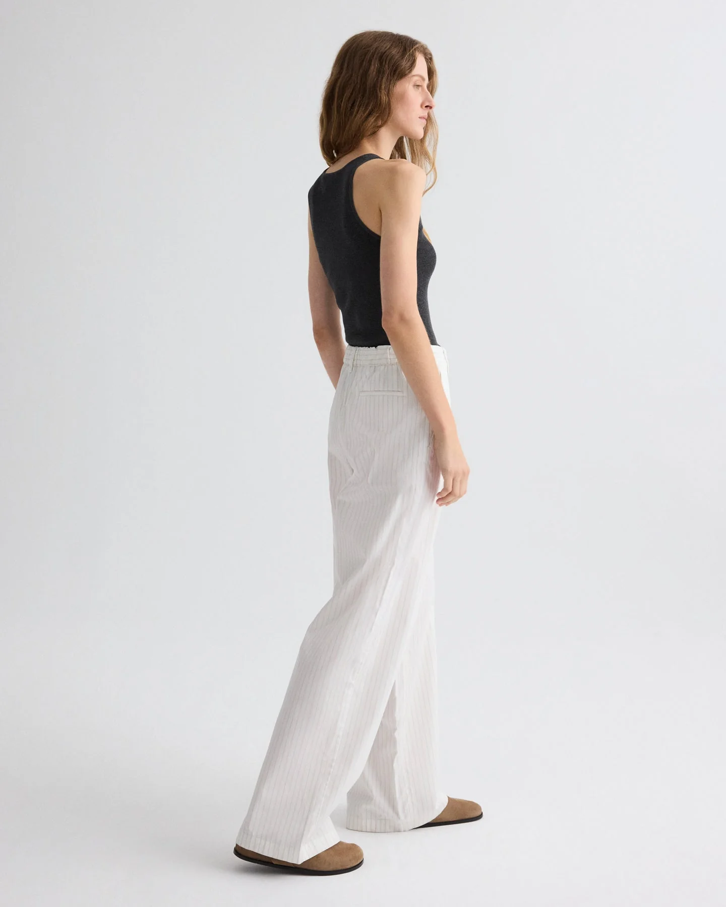 TWP - Hudson St. Pant in Mixed Pinstripe Superpop - Image 5