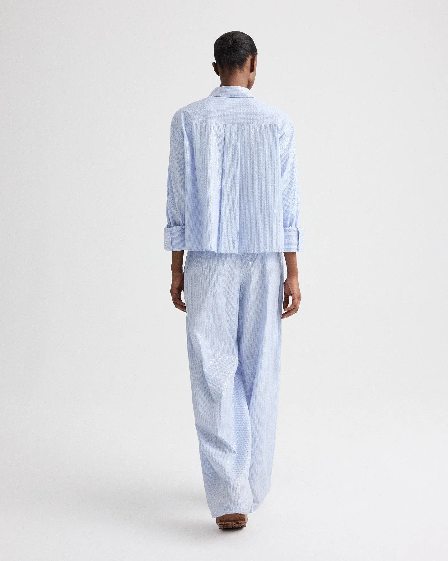 TWP - J.D. Shirt in Micro Triple Stripe - Image 5