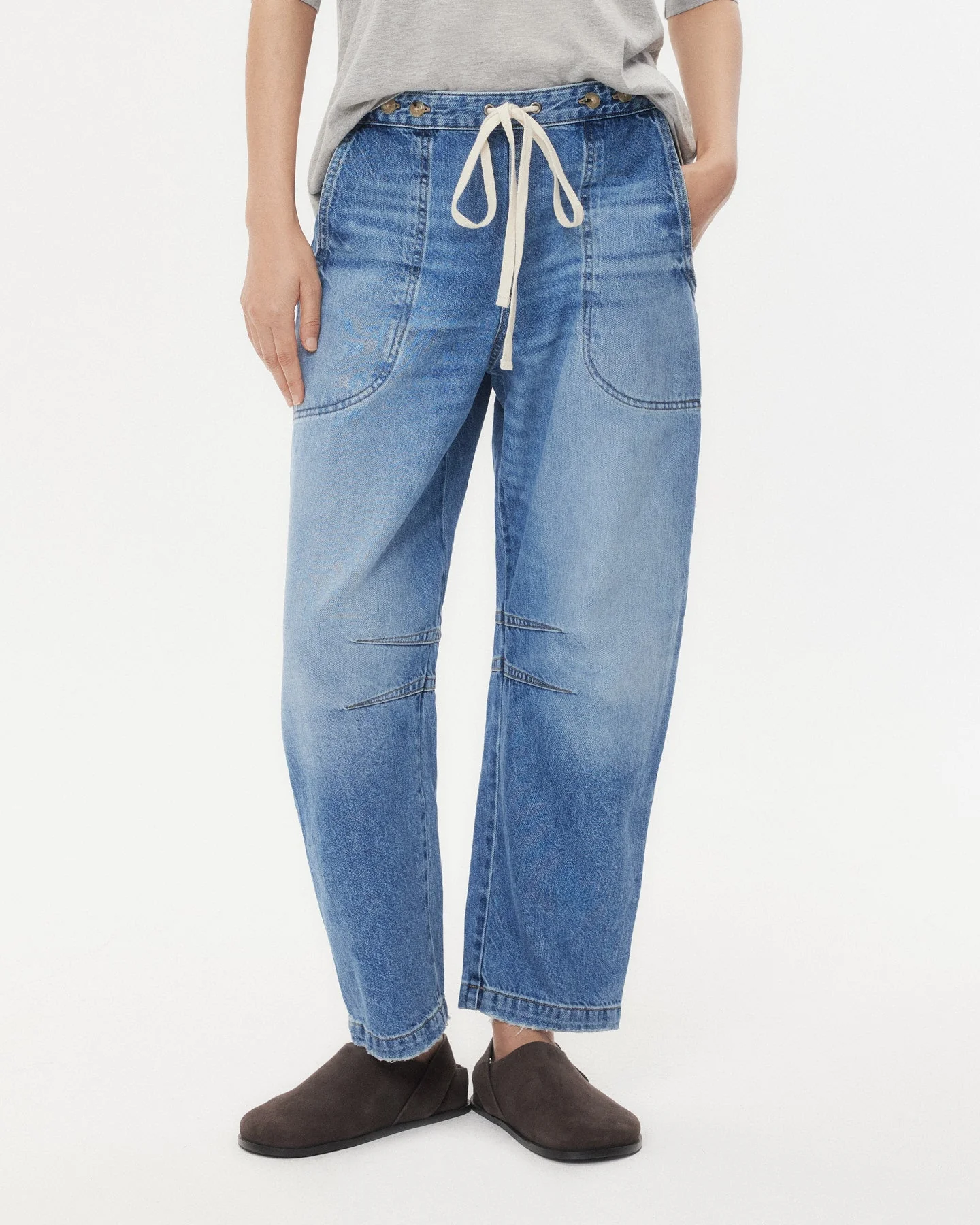 TWP - Jetties Beach Jean in Vintage Wash Denim
