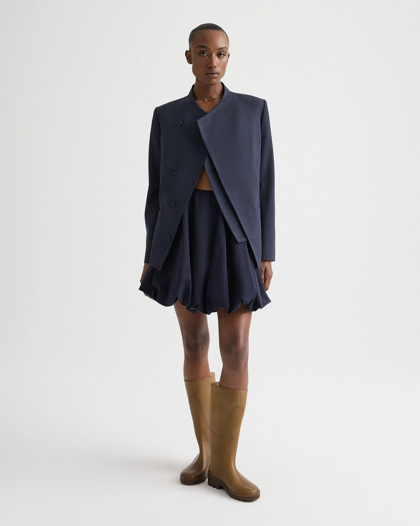 TWP - Julia Skirt in Cotton Shirting - Image 2