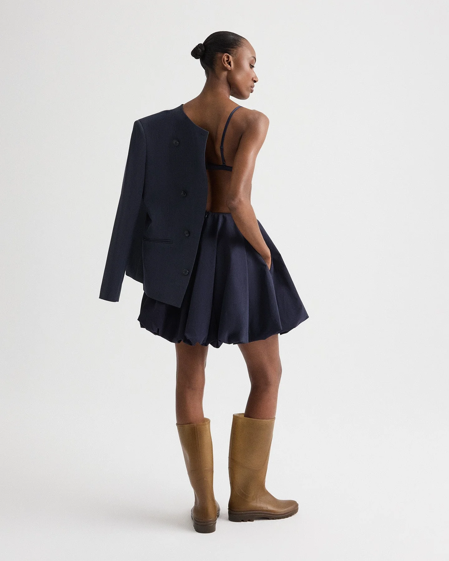 TWP - Julia Skirt in Cotton Shirting - Image 5