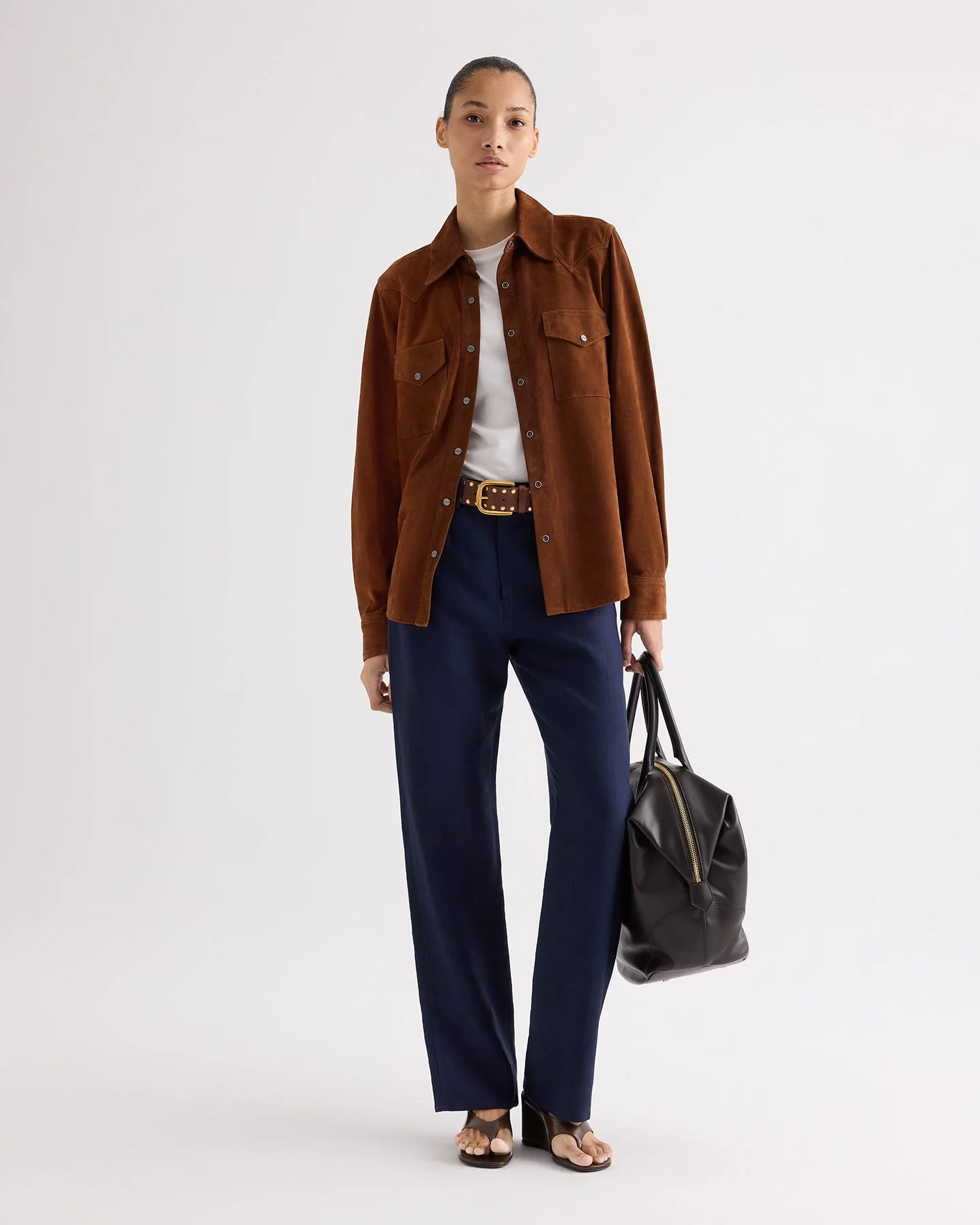 TWP - Kent St Pant in Washed Linen