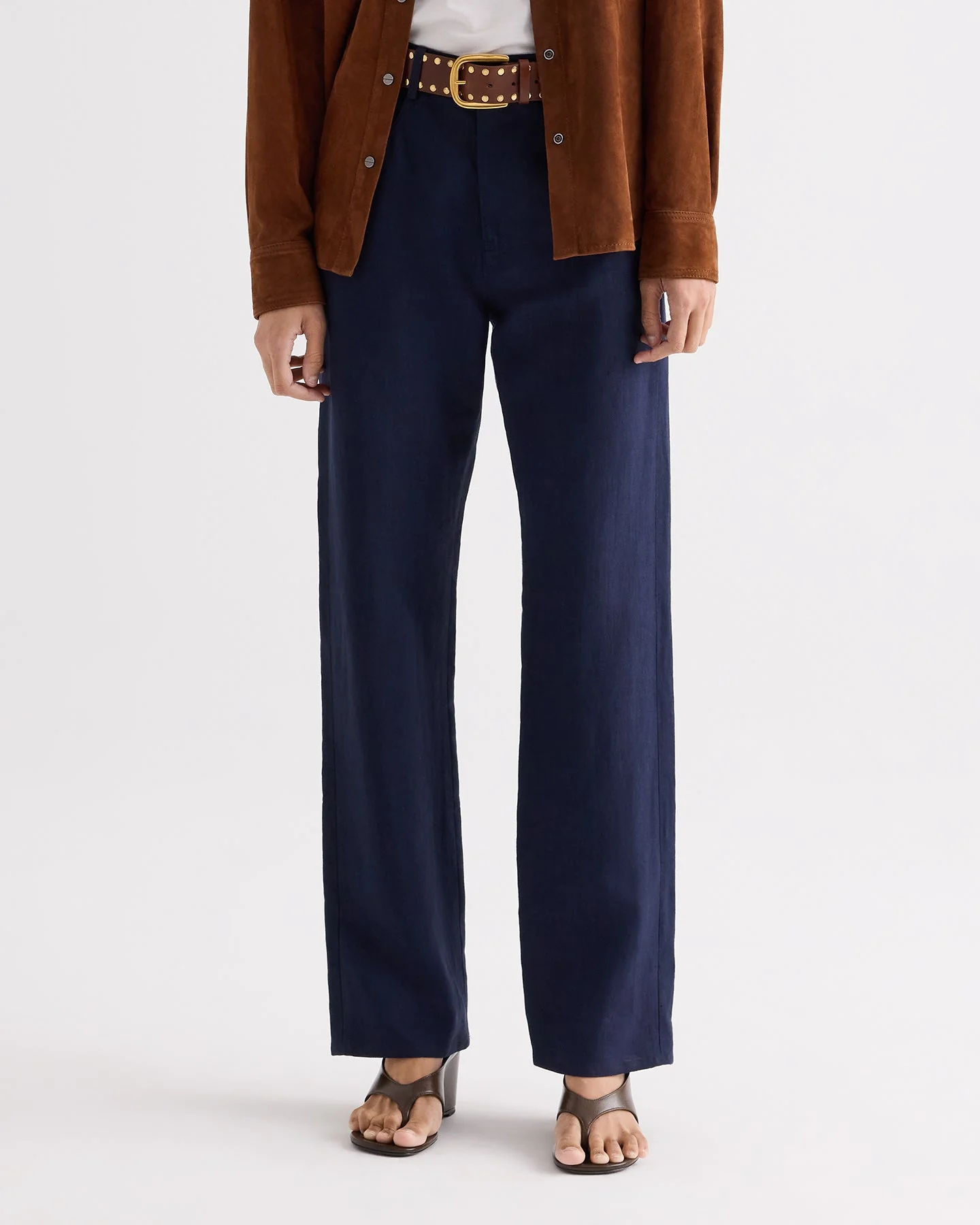 TWP - Kent St Pant in Washed Linen - Image 2