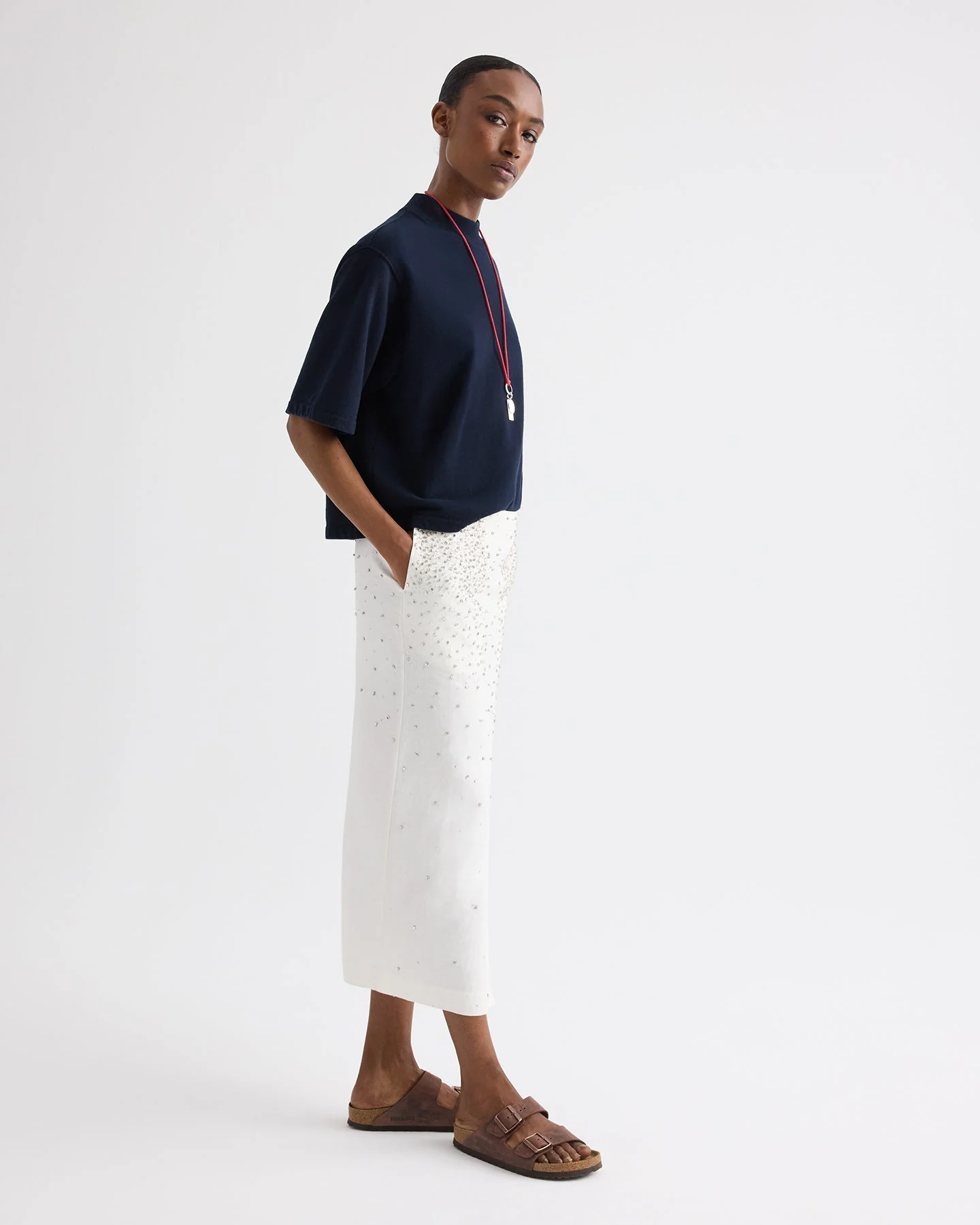 TWP - Lady Like Skirt in Scattered Crystals - Image 3