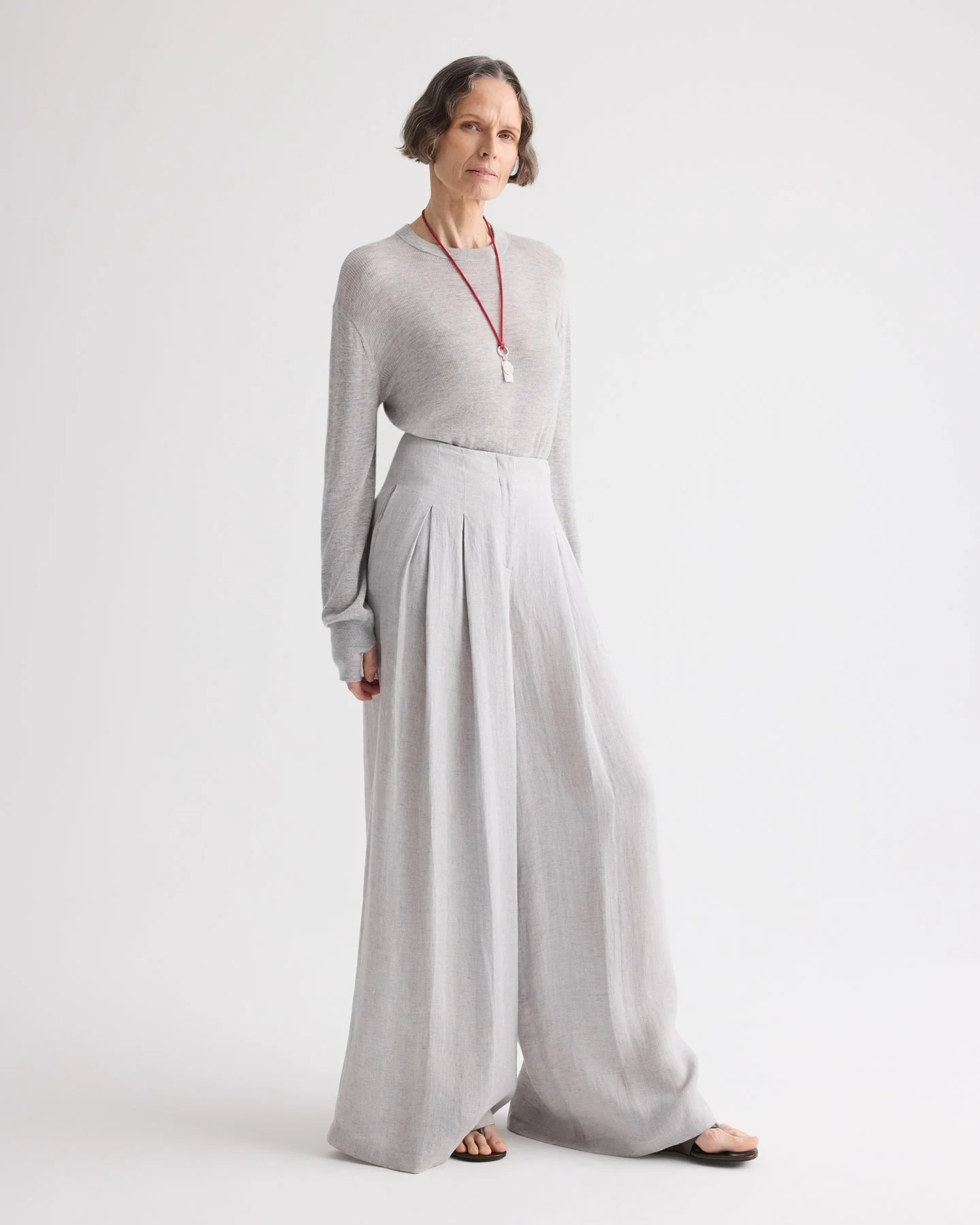 TWP - Ls Crewneck in Viscose Silk - Image 4