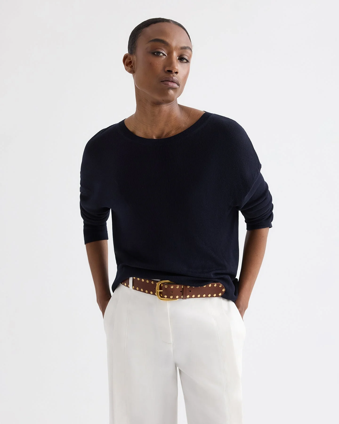 TWP - Ls Crewneck in Viscose Silk