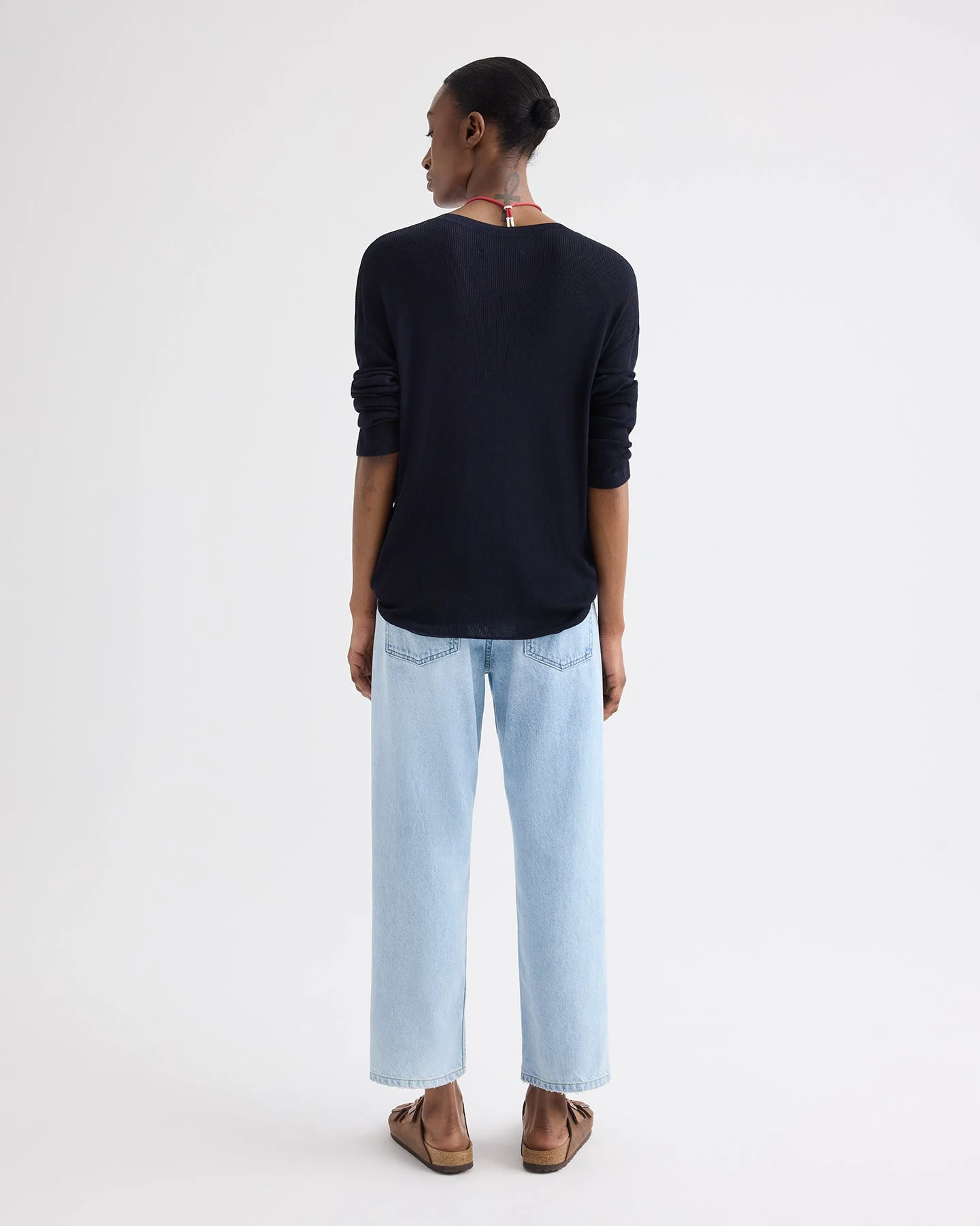 TWP - Ls Crewneck in Viscose Silk - Image 10
