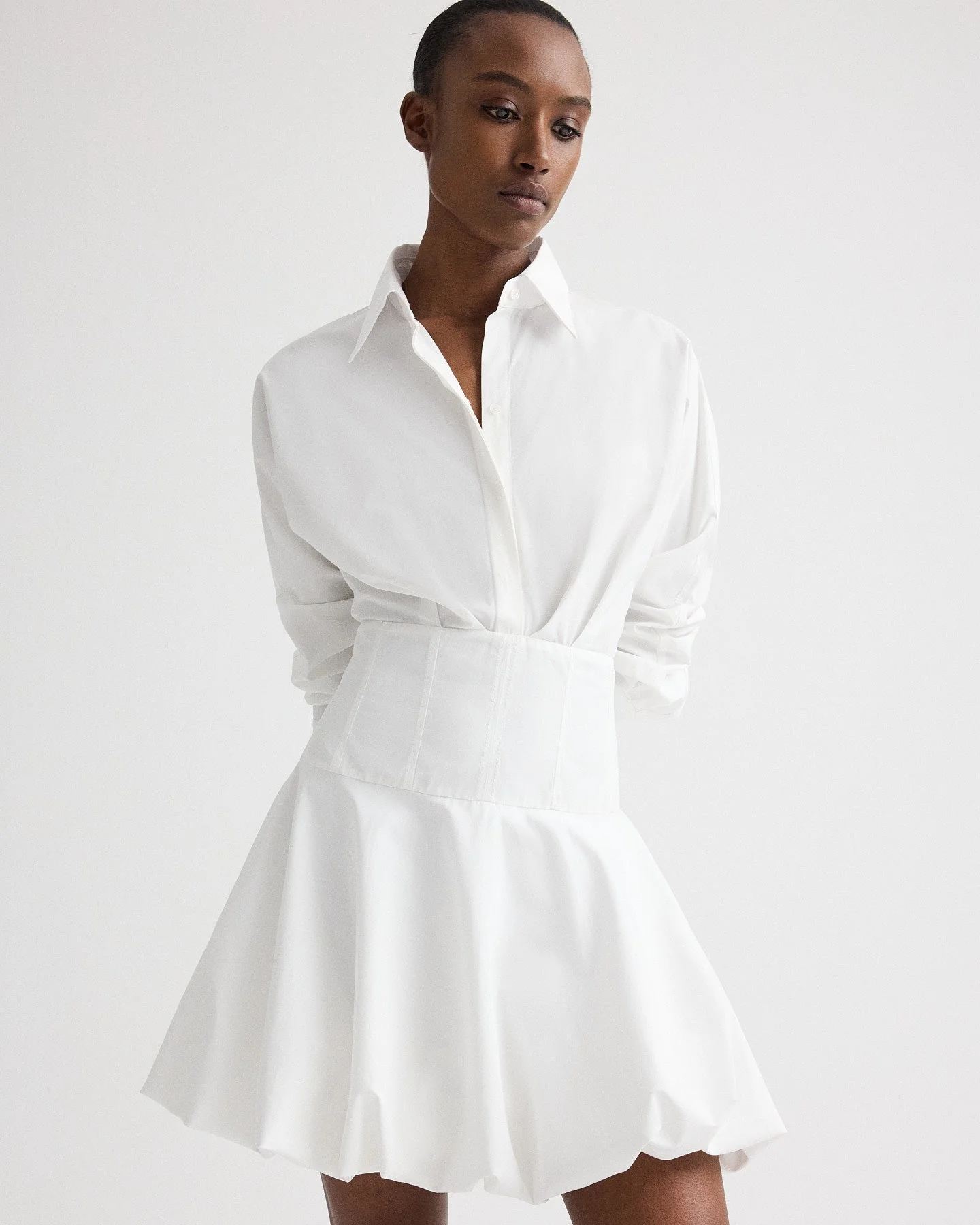 TWP - Mila Dress in Cotton Shirting - Image 2