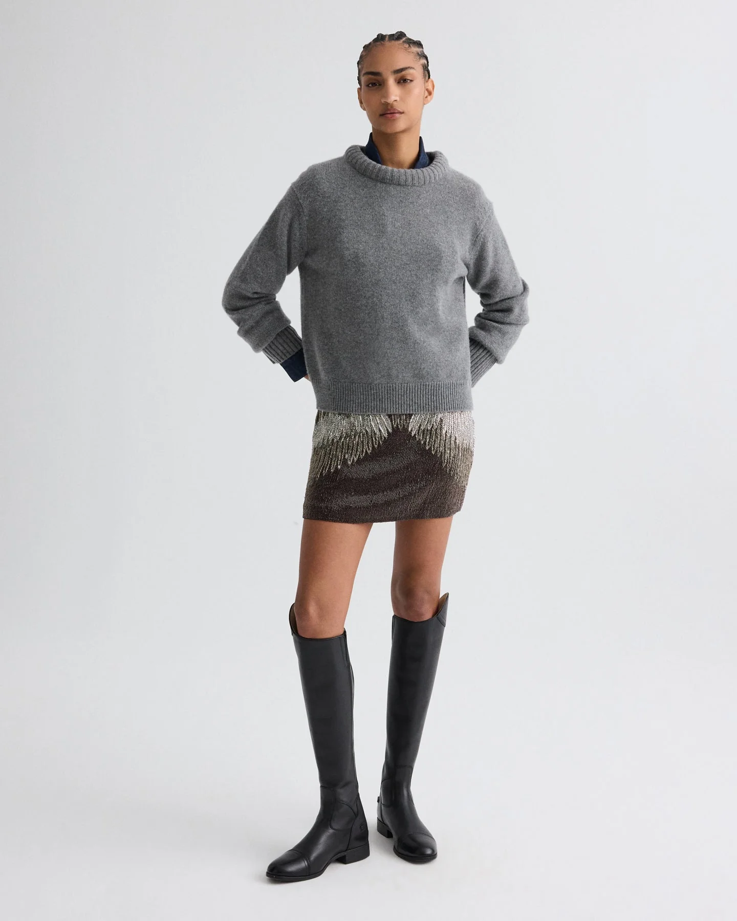 TWP - Minnies Skirt in Bugle Beads - Image 2