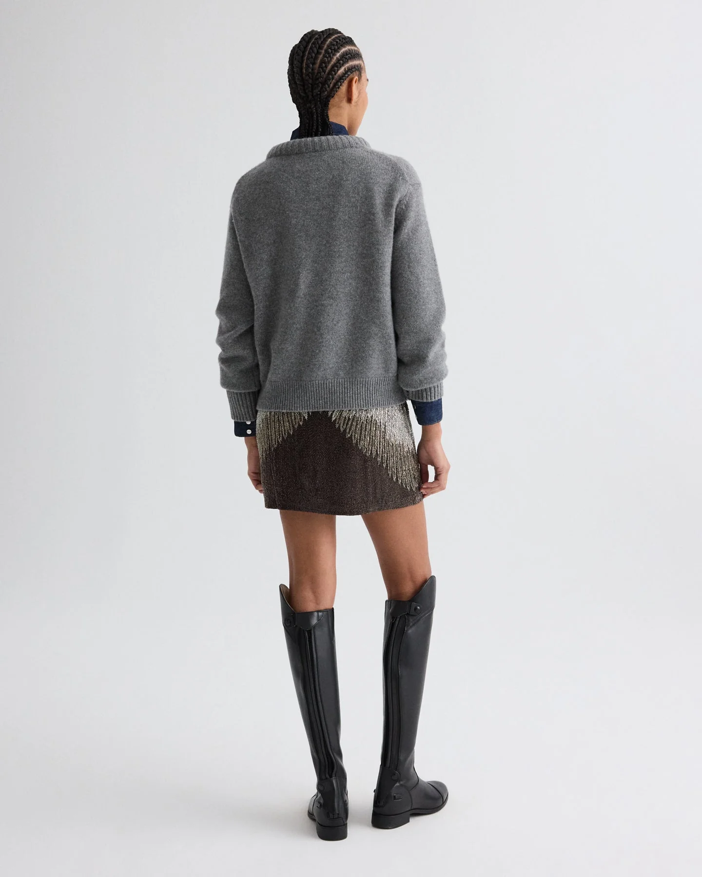 TWP - Minnies Skirt in Bugle Beads - Image 5