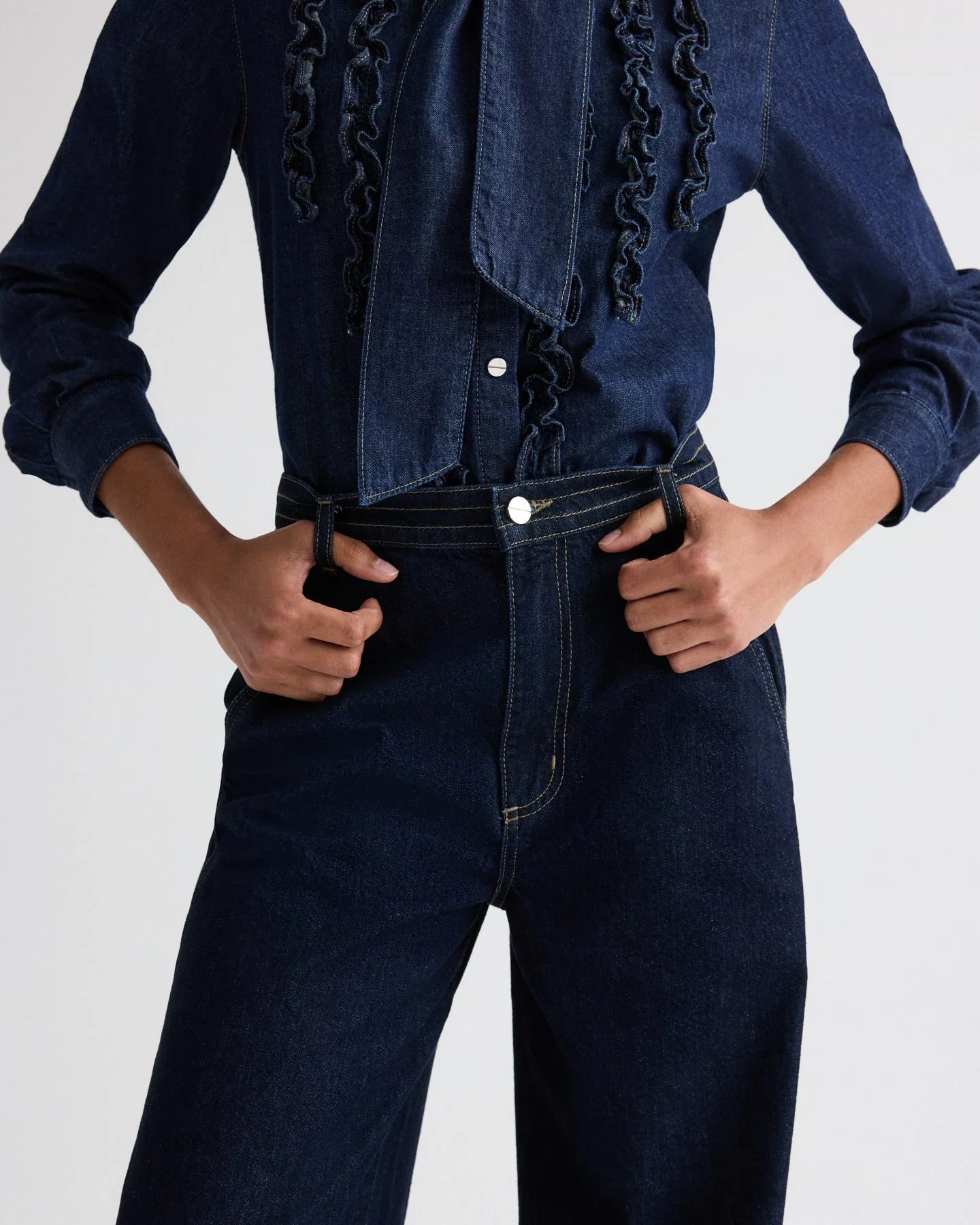 TWP - Mott St. Jean in Heavy Denim - Image 2