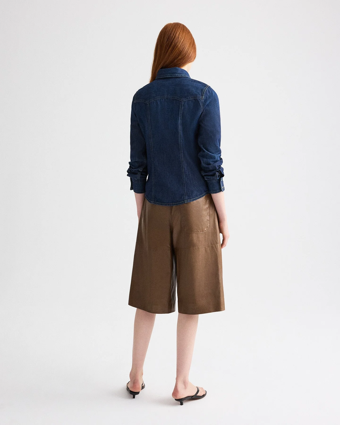 TWP - Mustang Sally Shirt in Denim Shirting - Image 5