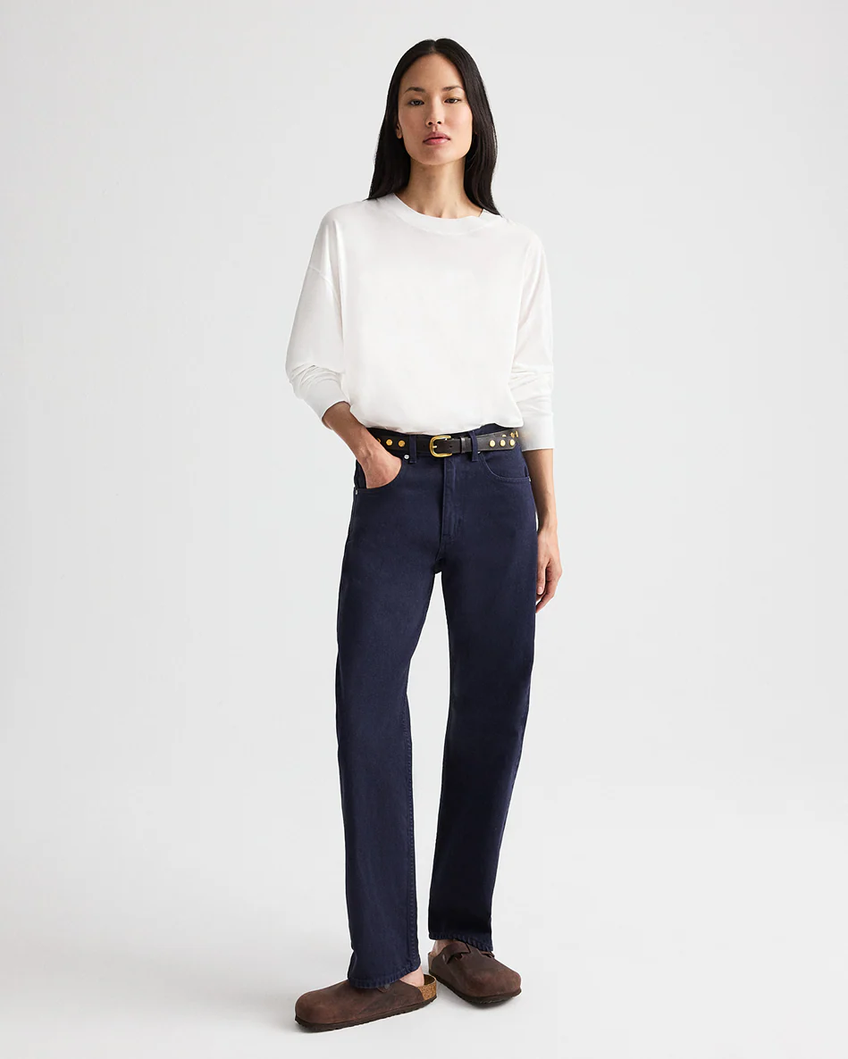 TWP - Narrow Nailhead Belt in Vachetta Leather - Image 2