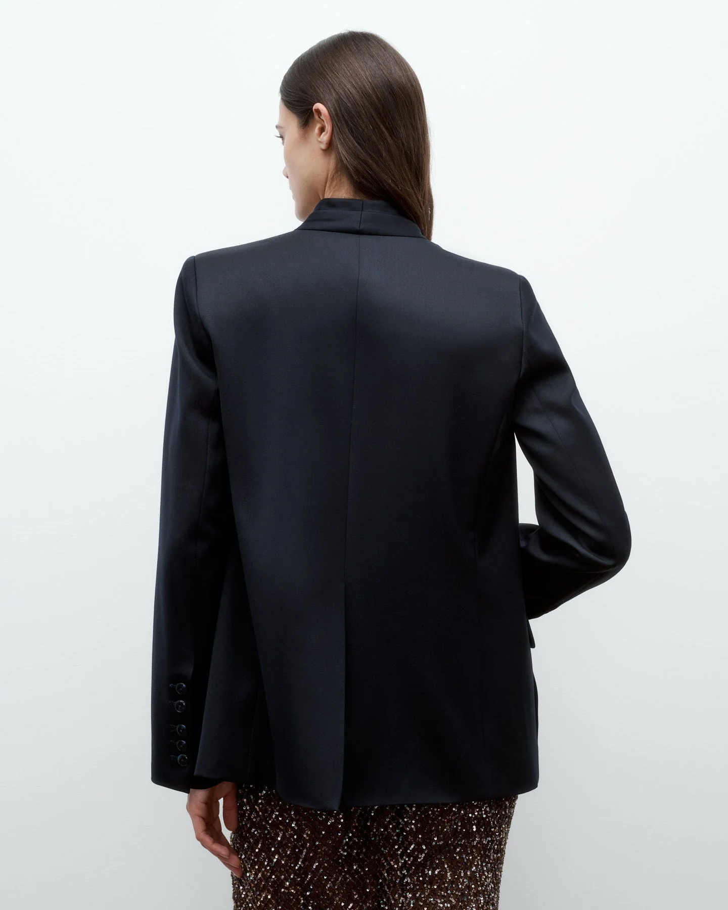TWP - New Dinner Jacket in Satin Faced Wool Suiting - Image 4