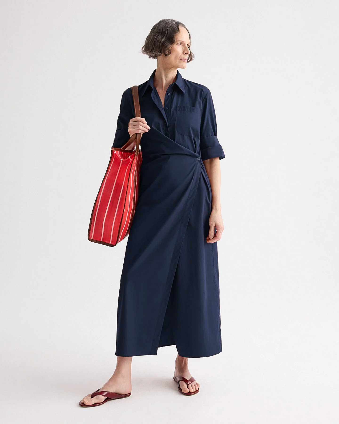 TWP - New Earl Dress in Superfine Cotton Shirting - Image 3