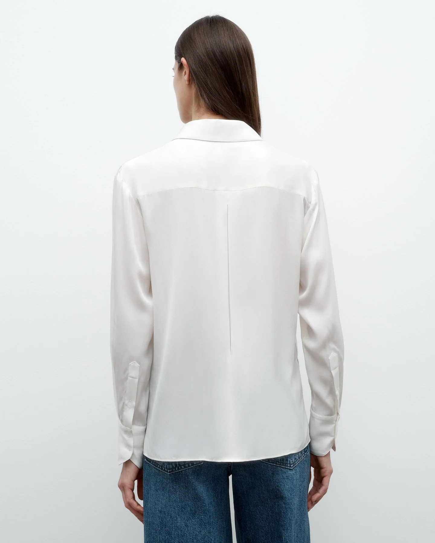 TWP - New Joey Shirt in Silk Georgette - Image 4