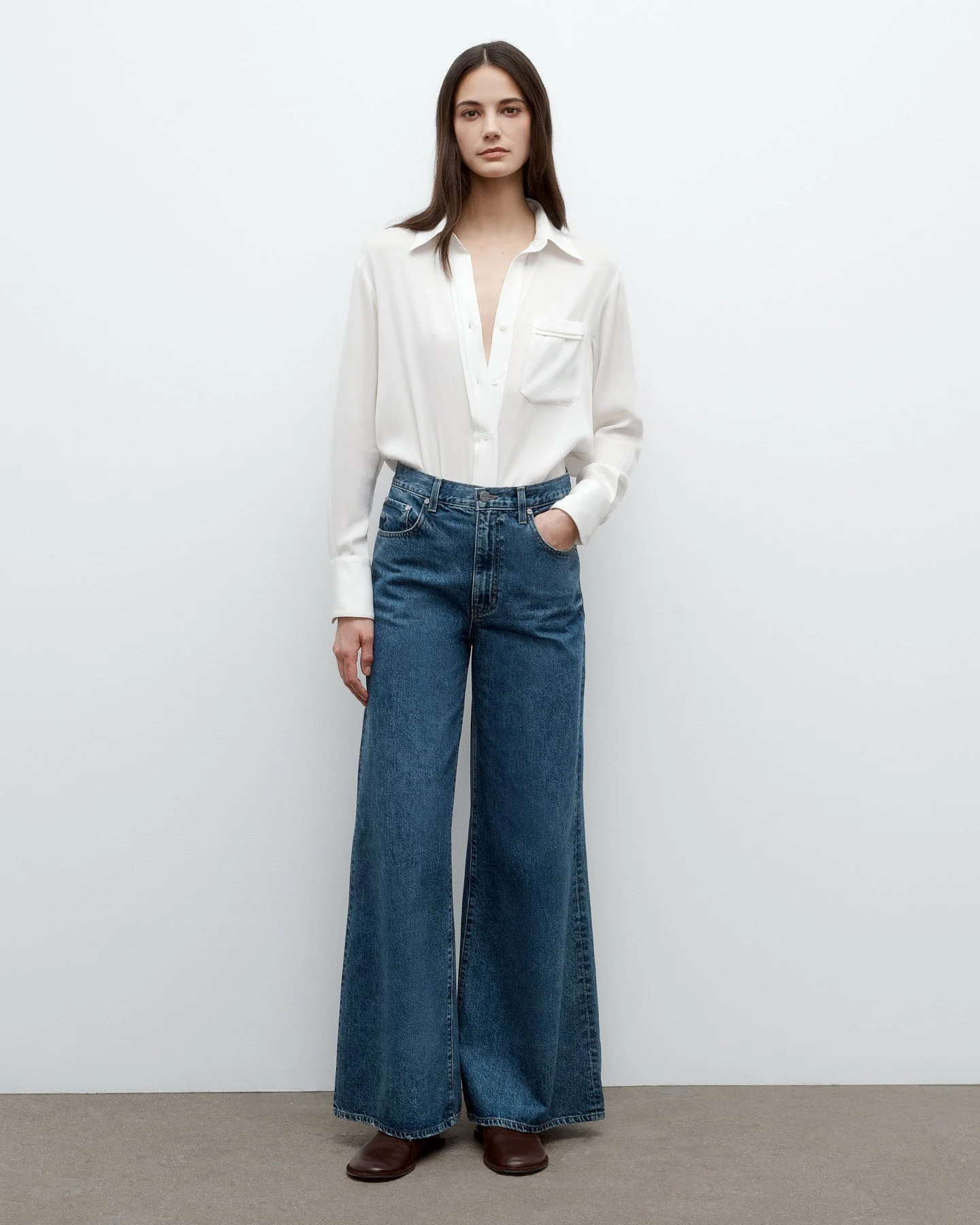 TWP - New Joey Shirt in Silk Georgette - Image 5