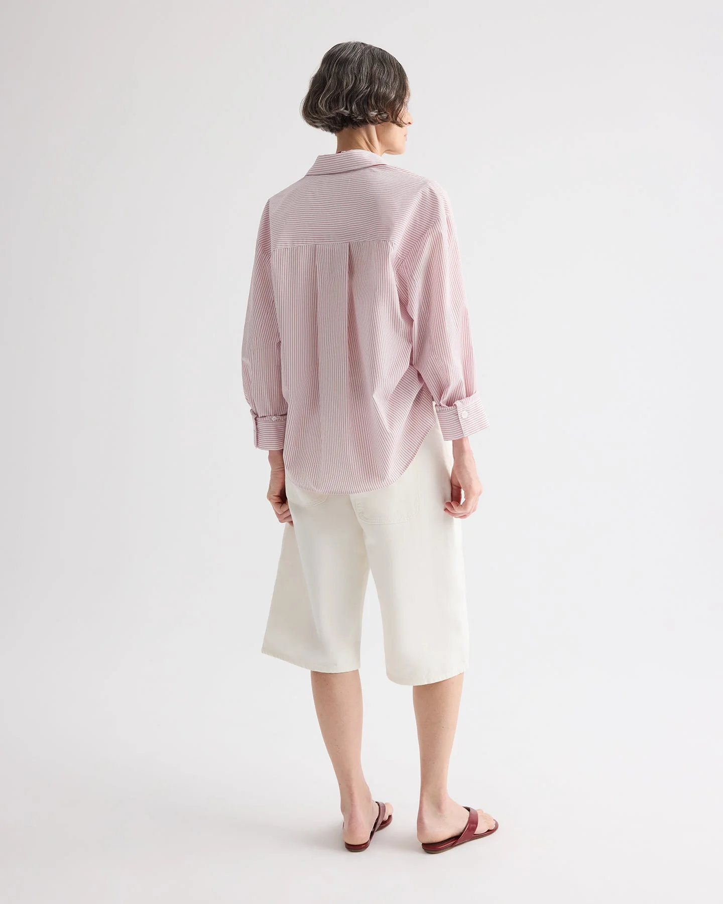 TWP - Newest Earl Shirt in Cotton Stripes - Image 5