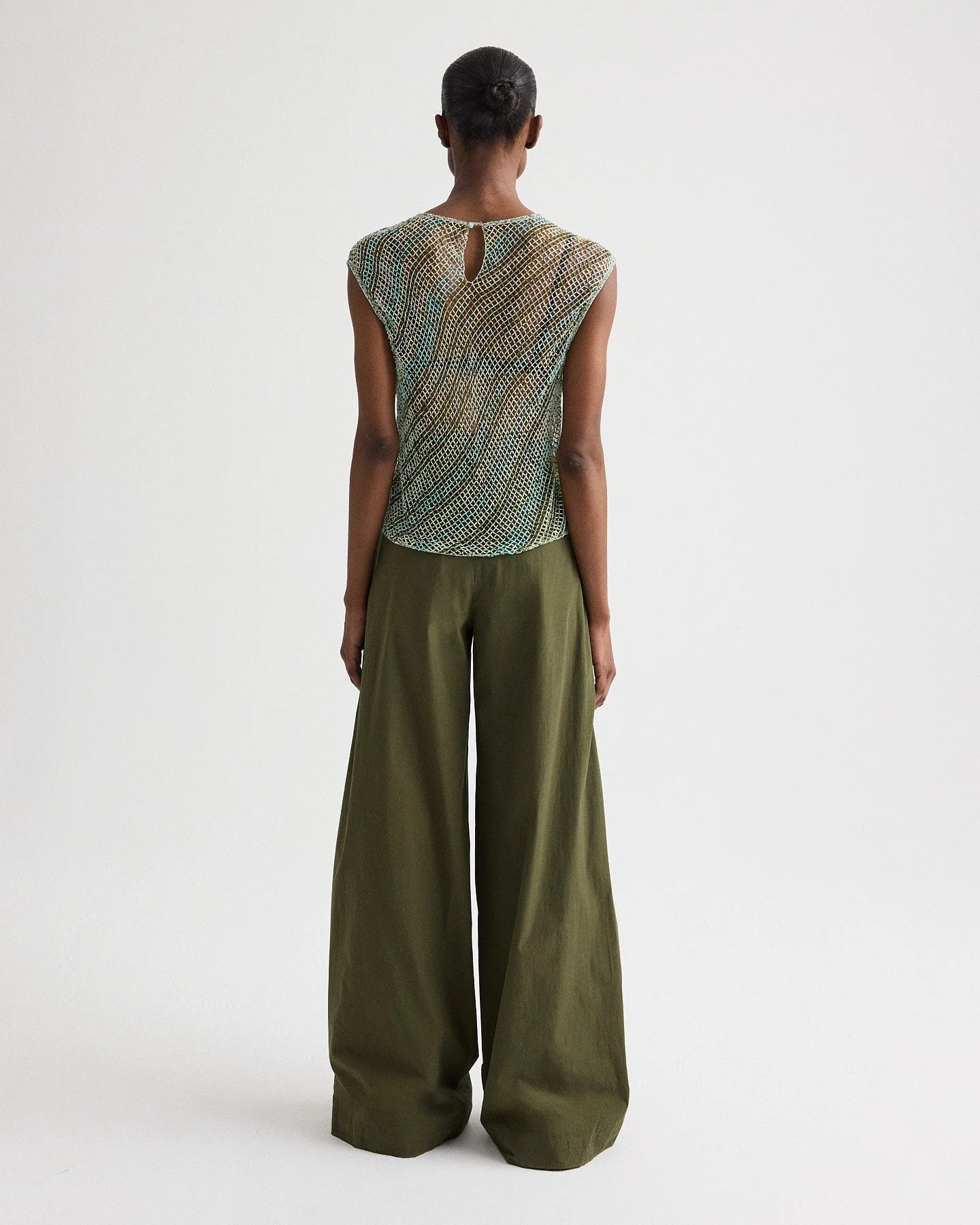 TWP - Next Didi Pant with Raw Hem in Vintage Washed Poplin - Image 6