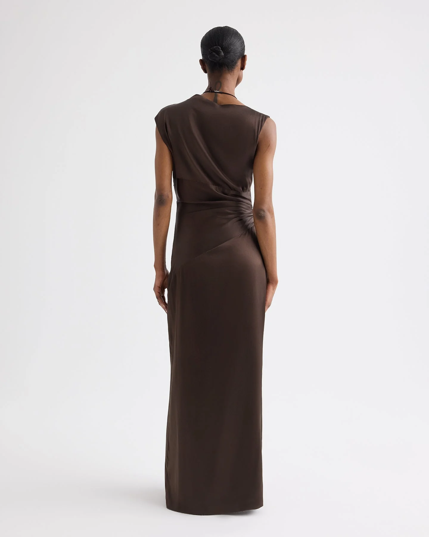 TWP - On The Side Dress in Washed Silk Charmeuse - Image 5