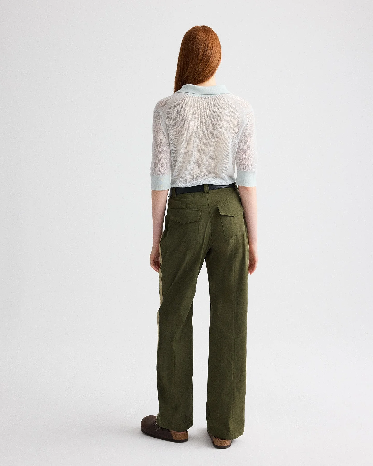 TWP - Open Stitch Slim Polo in Superfine Cashmere - Image 5