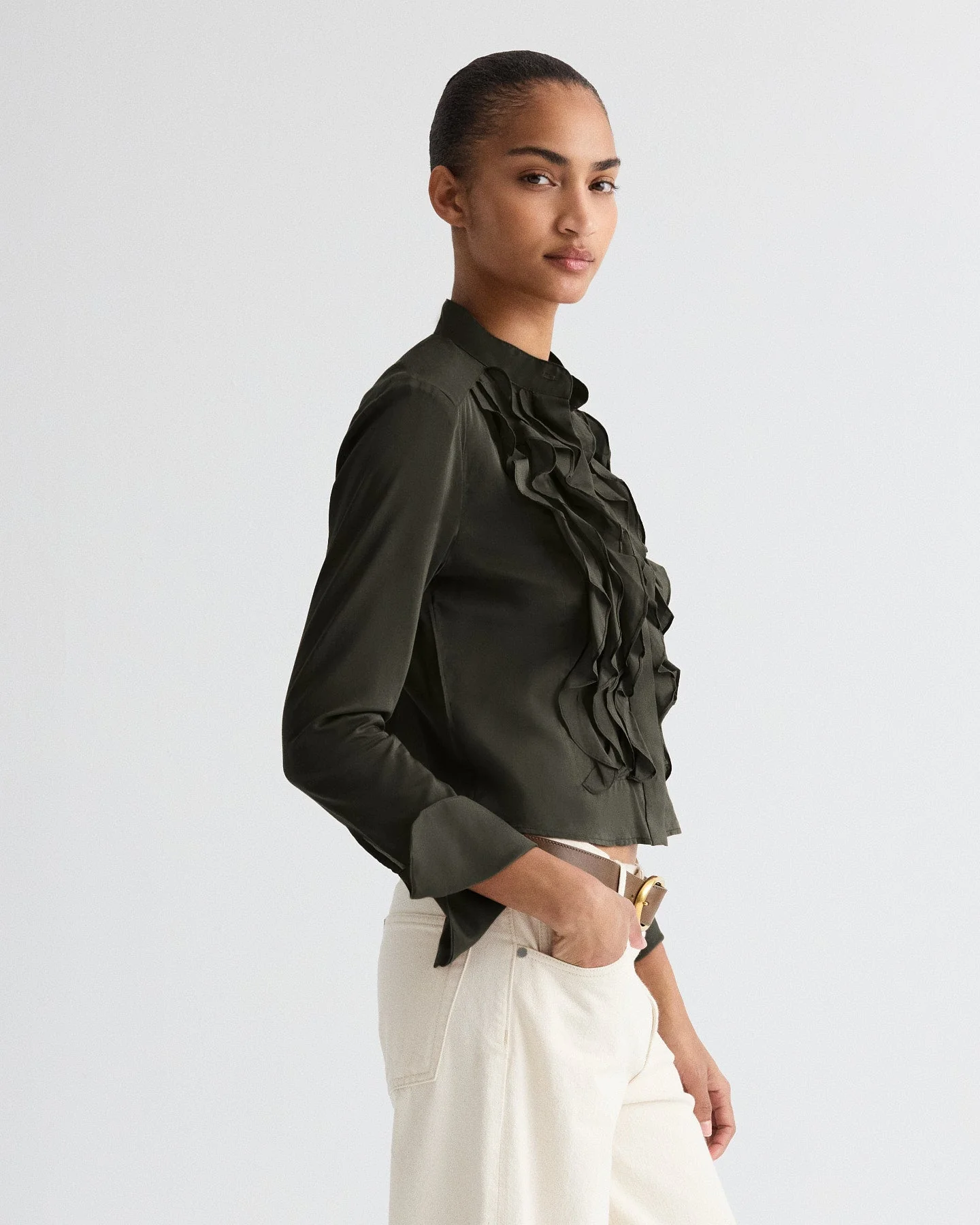 TWP - Patti Top in Cotton Silk Organza - Image 4