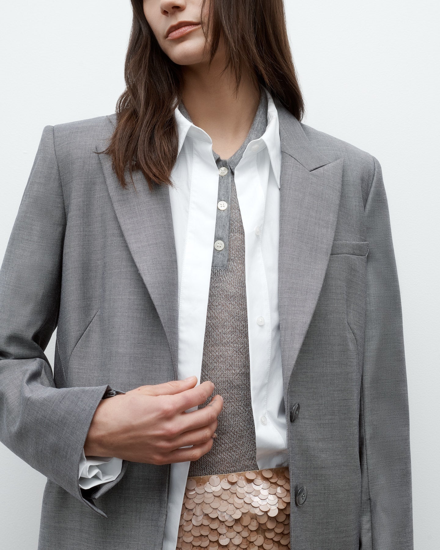 TWP - Perfect Boyfriend Blazer in Chintzed Wool - Image 2
