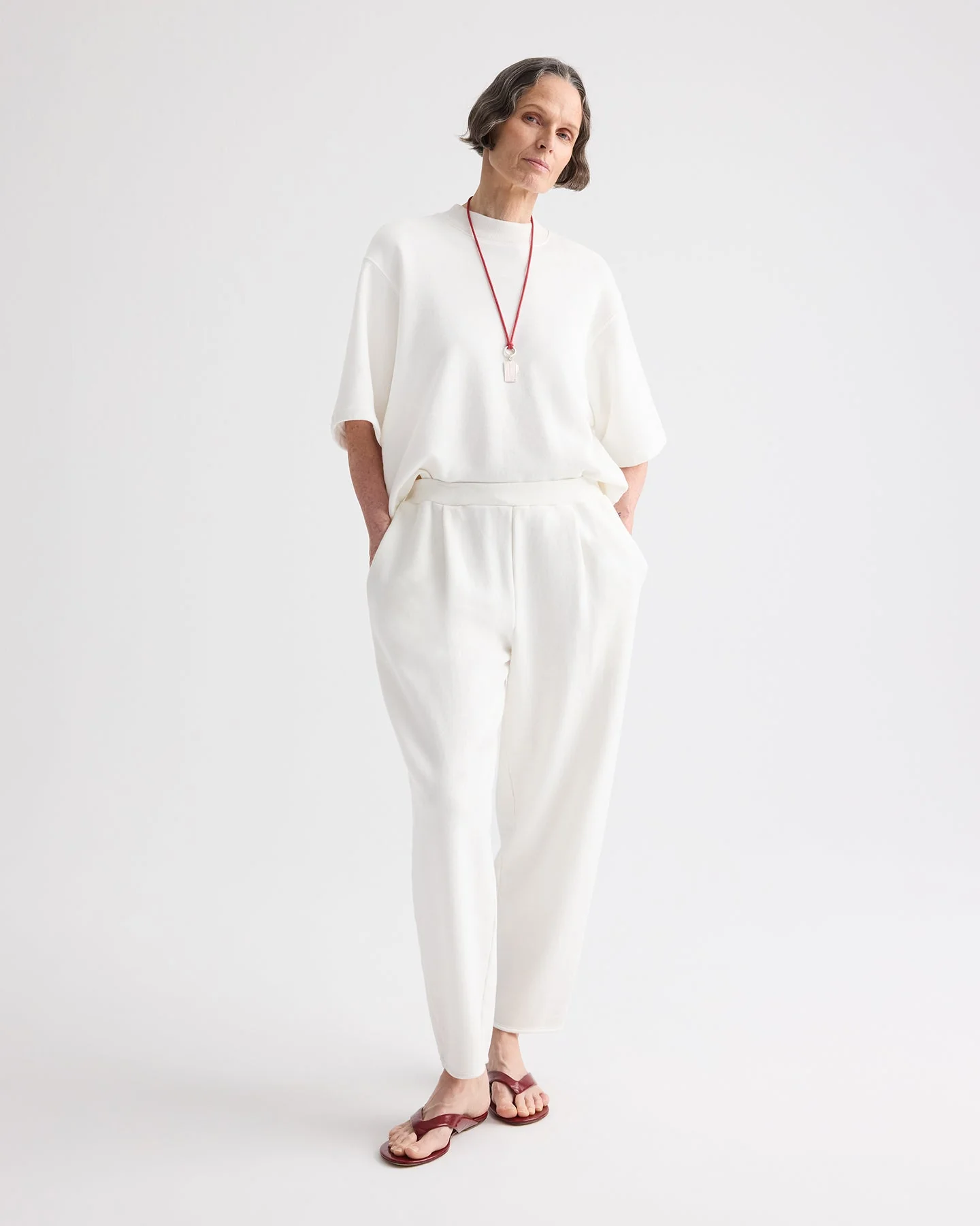 TWP - Pleated Sweatpant in Lightweight Sweatshirt - Image 6