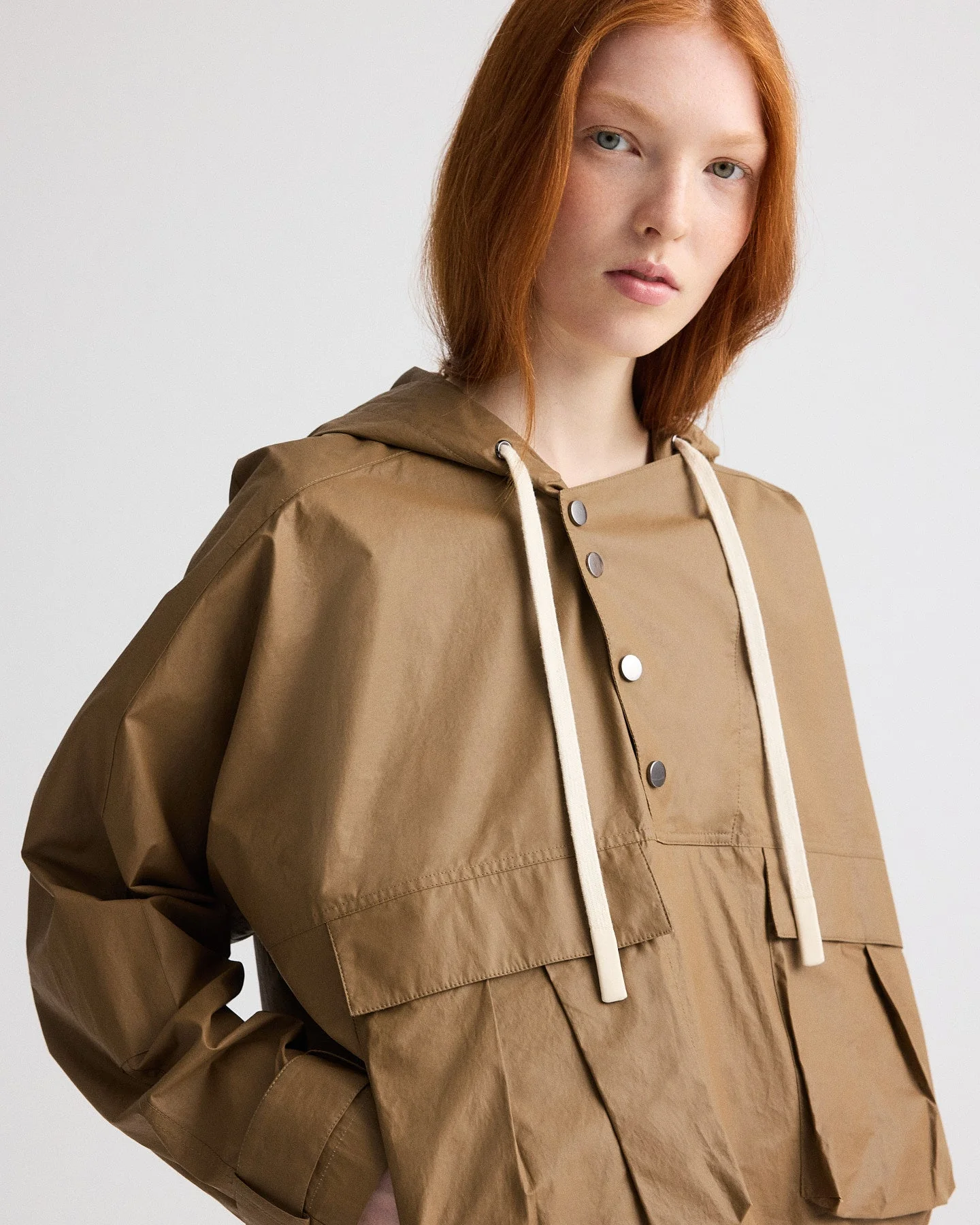 TWP - Rain Check Hoodie in Lightweight Cotton Trench - Image 2