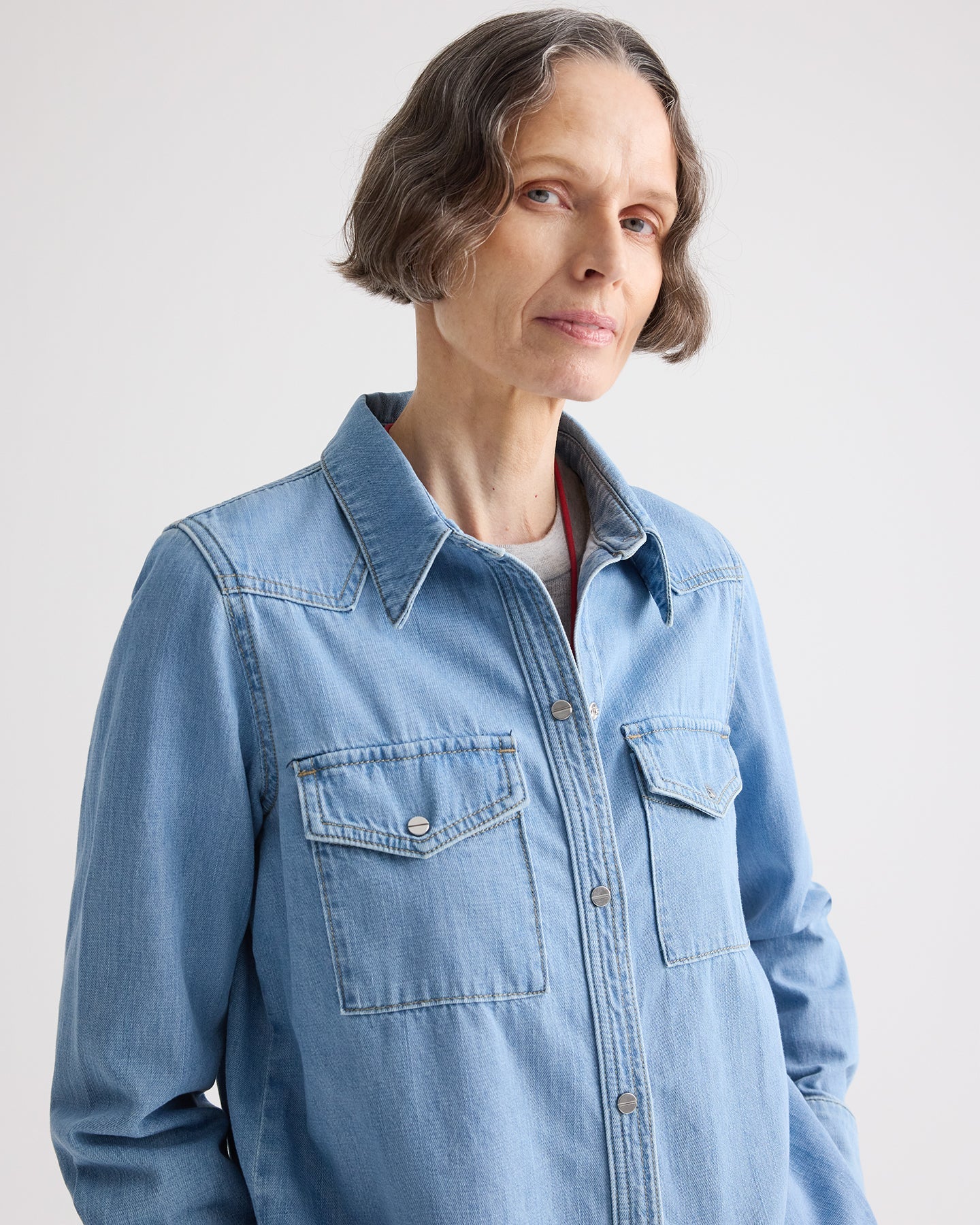 TWP - Ranchers Daughter Shirt in Denim
