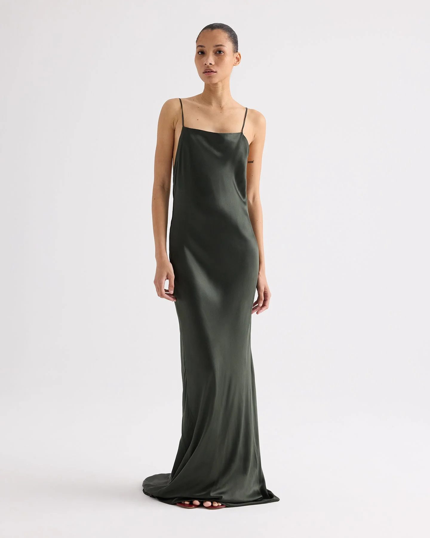 TWP - Scoop Back Slip Dress in Stretch Superwashed Silk - Image 2