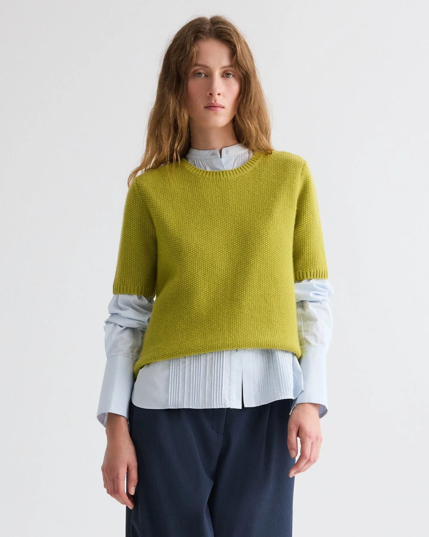 TWP - Seed Stitch Audrey Sweater in Cashmere - Image 3
