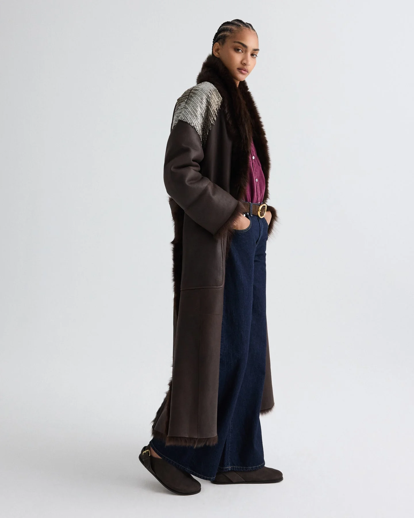 TWP - She Talks to Angels Shearling Coat - Image 3