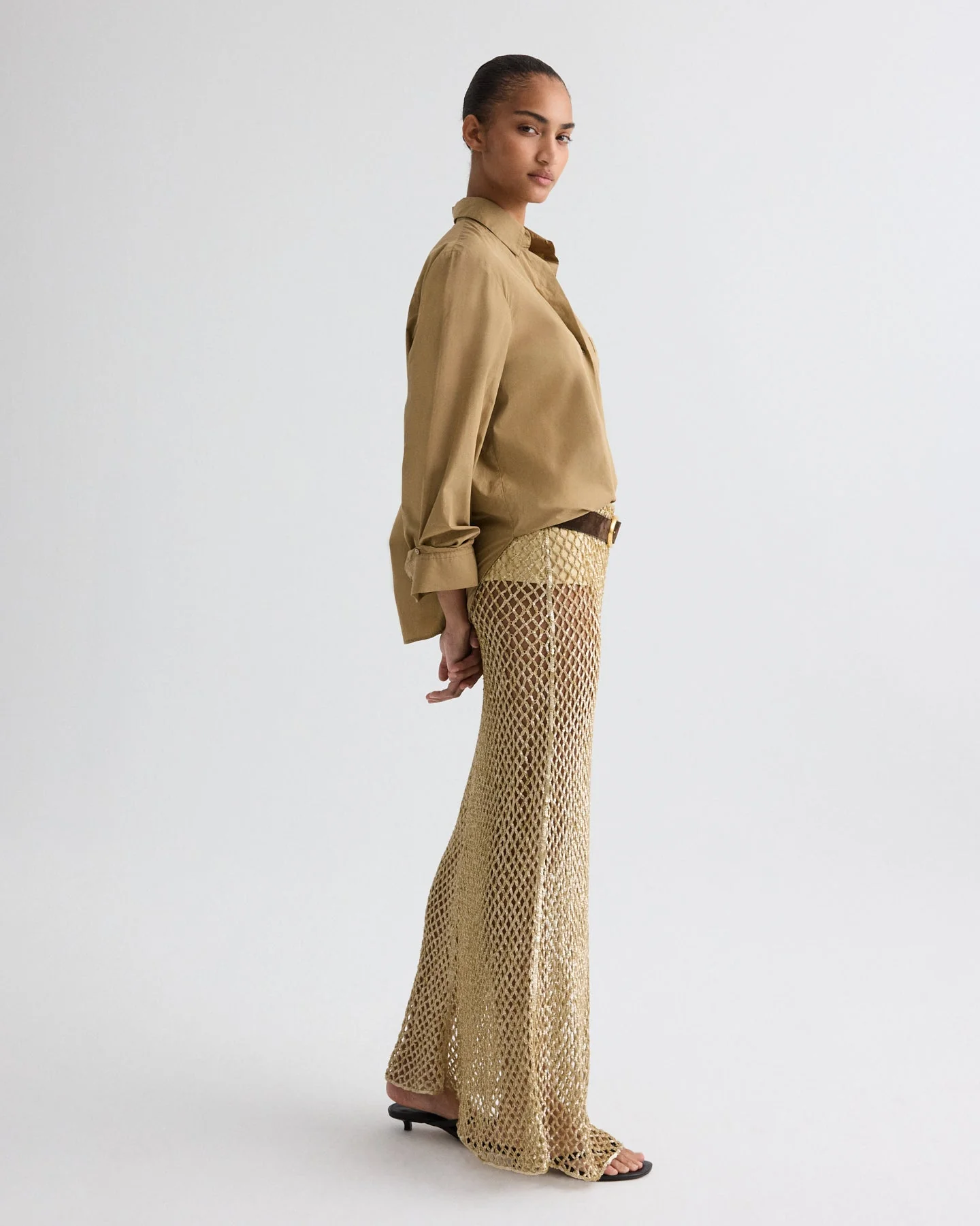 TWP - Sheer Intent Skirt in Sequin Netting - Image 3